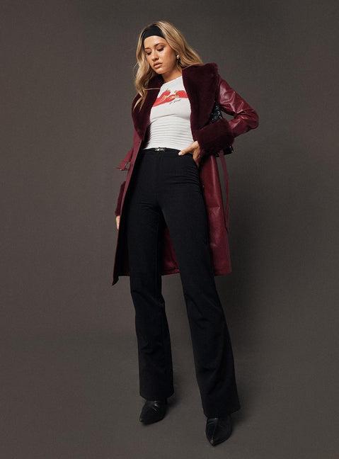 Flounce Pants Black Product Image