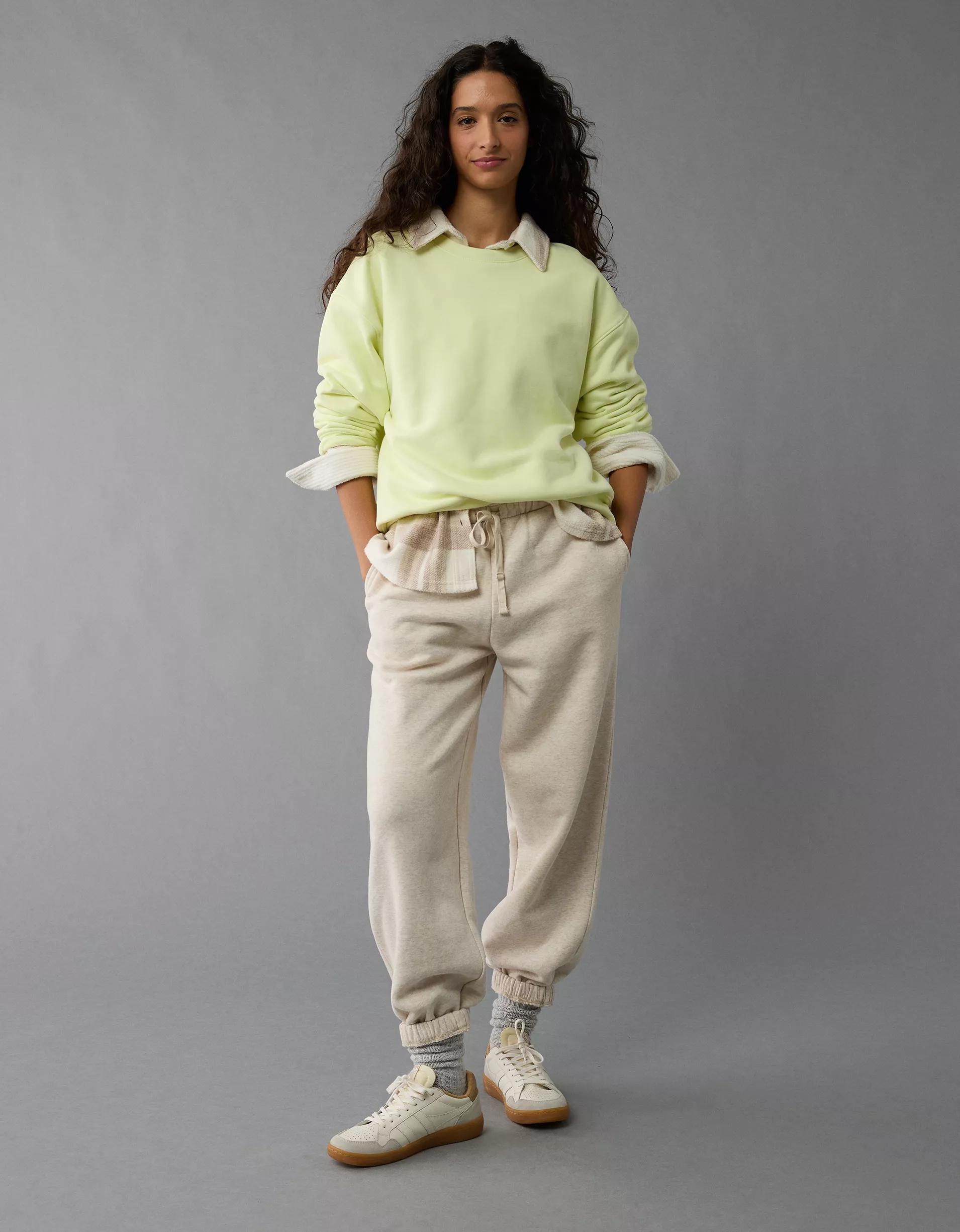 AE Everyday Luxe Crew Neck Sweatshirt Product Image