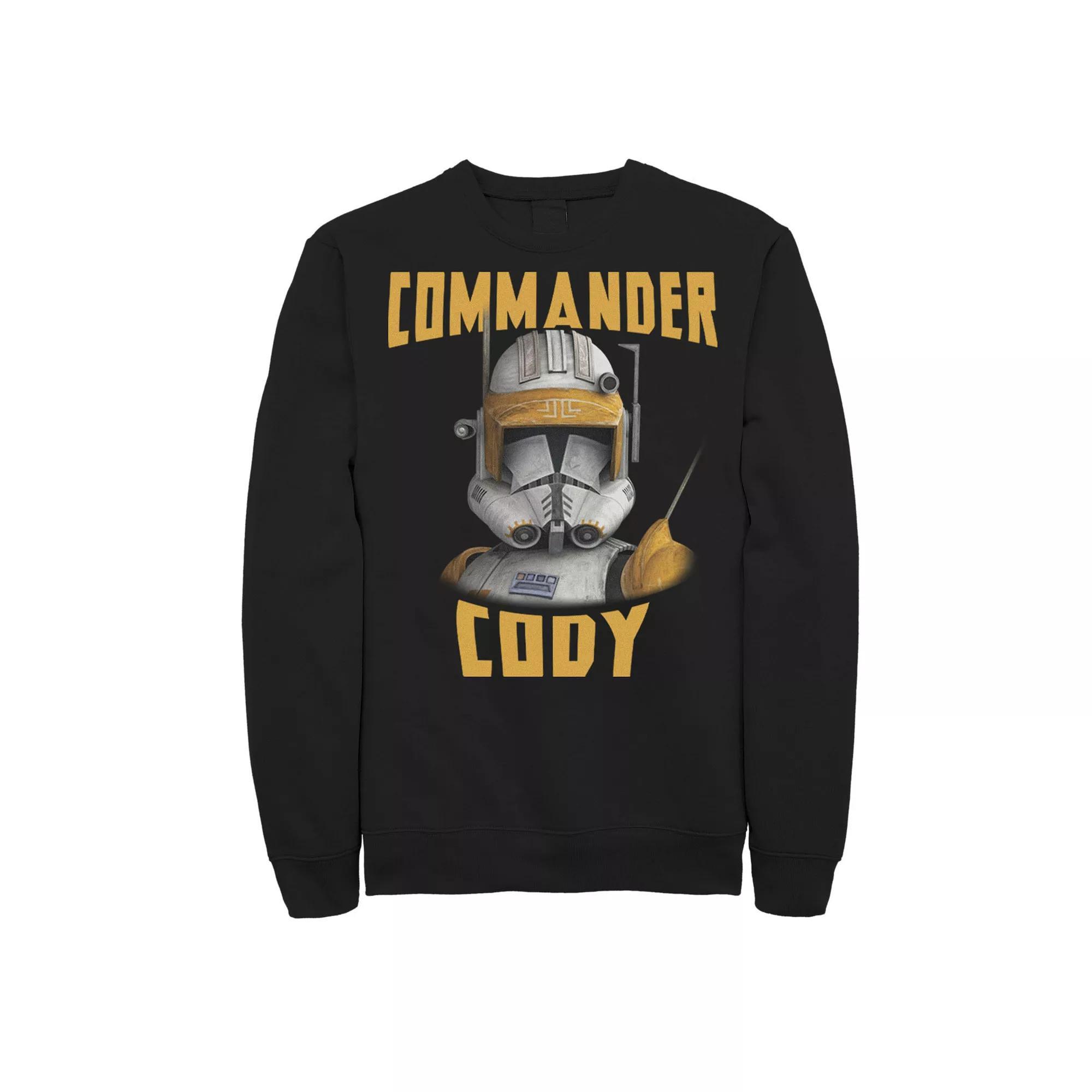 Men's Star Wars: Clone Wars Commander Cody Big Face Sweatshirt,  Product Image