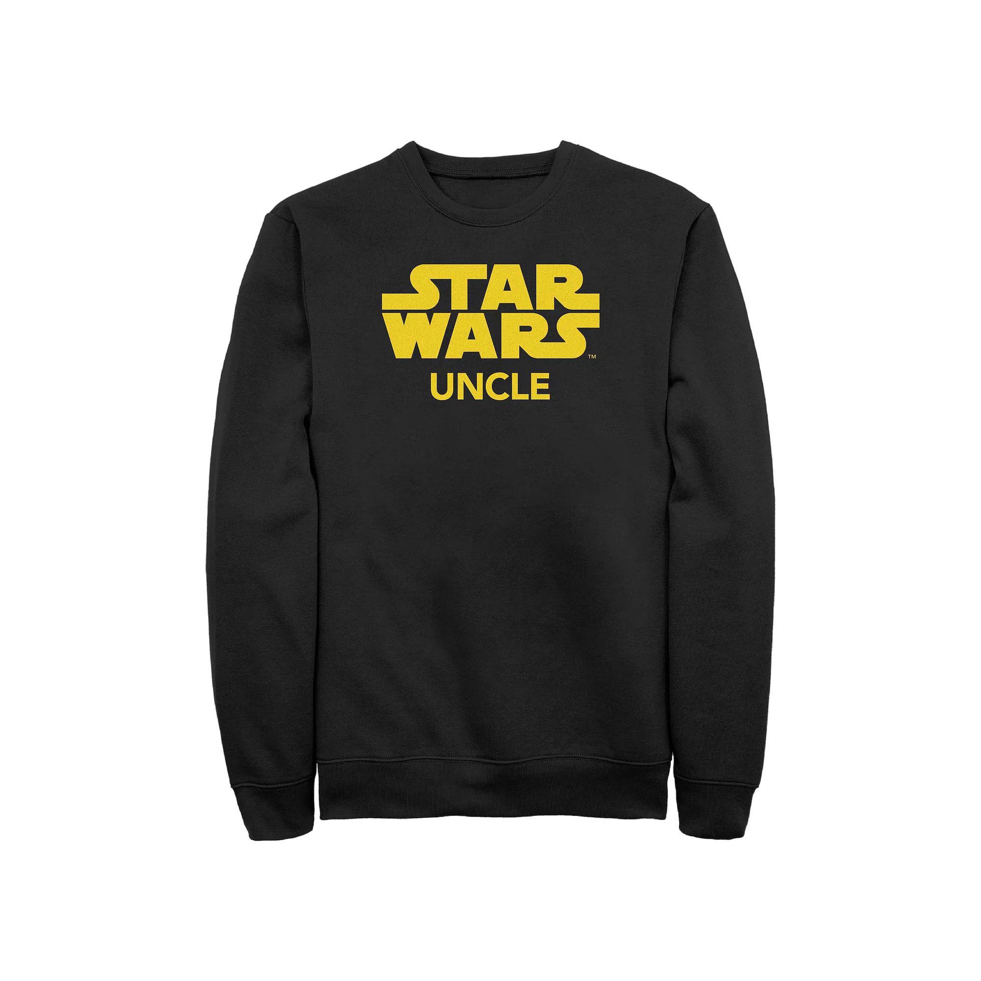 Men's Star Wars Uncle Graphic Fleece, Size: Large, Black Product Image