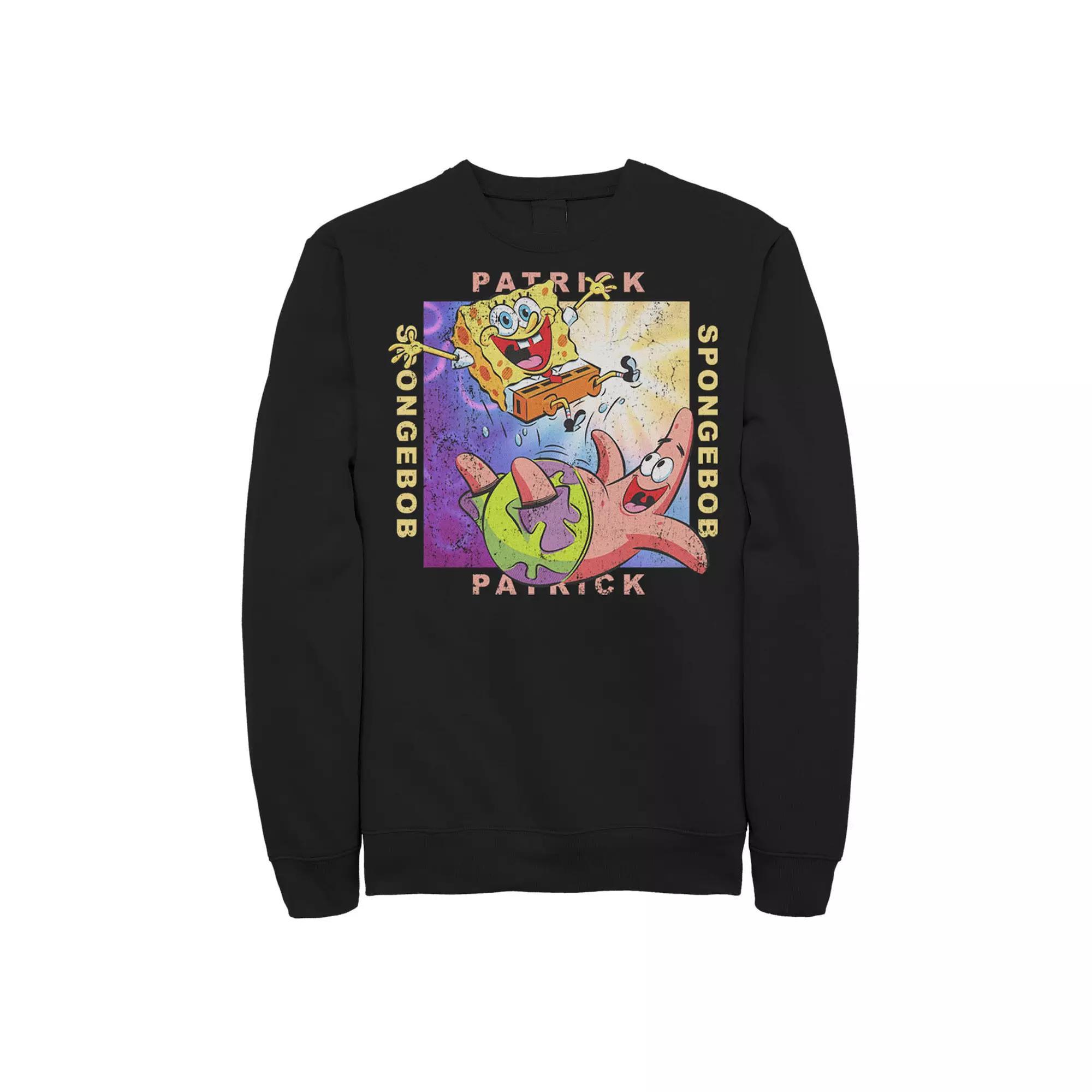 Men's Spongebob SquarePants Patrick Square Wrap Around Sweatshirt,  Product Image