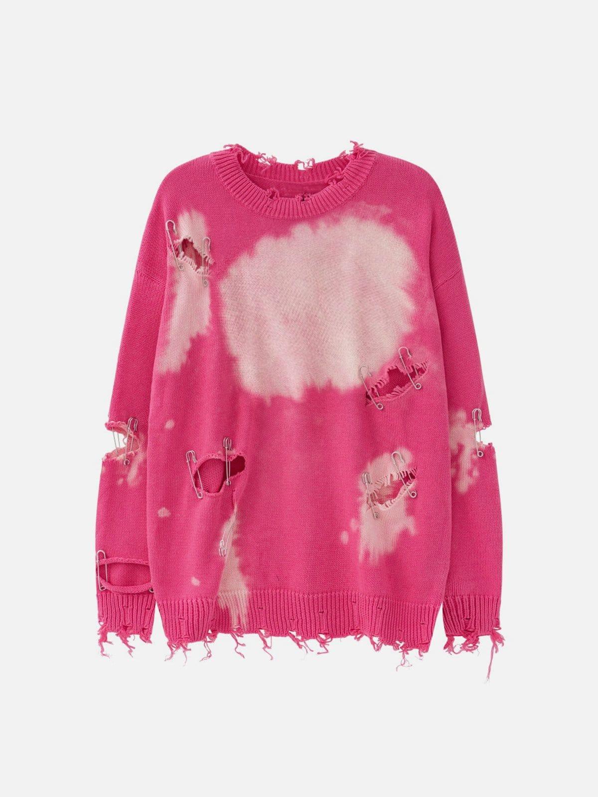 Aelfric Eden Paperclip Broken Design Knit Sweater Product Image