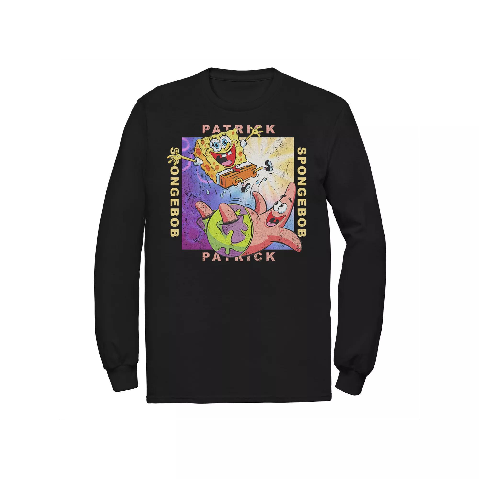 Men's Spongebob SquarePants Patrick Square Wrap Around Tee,  Product Image