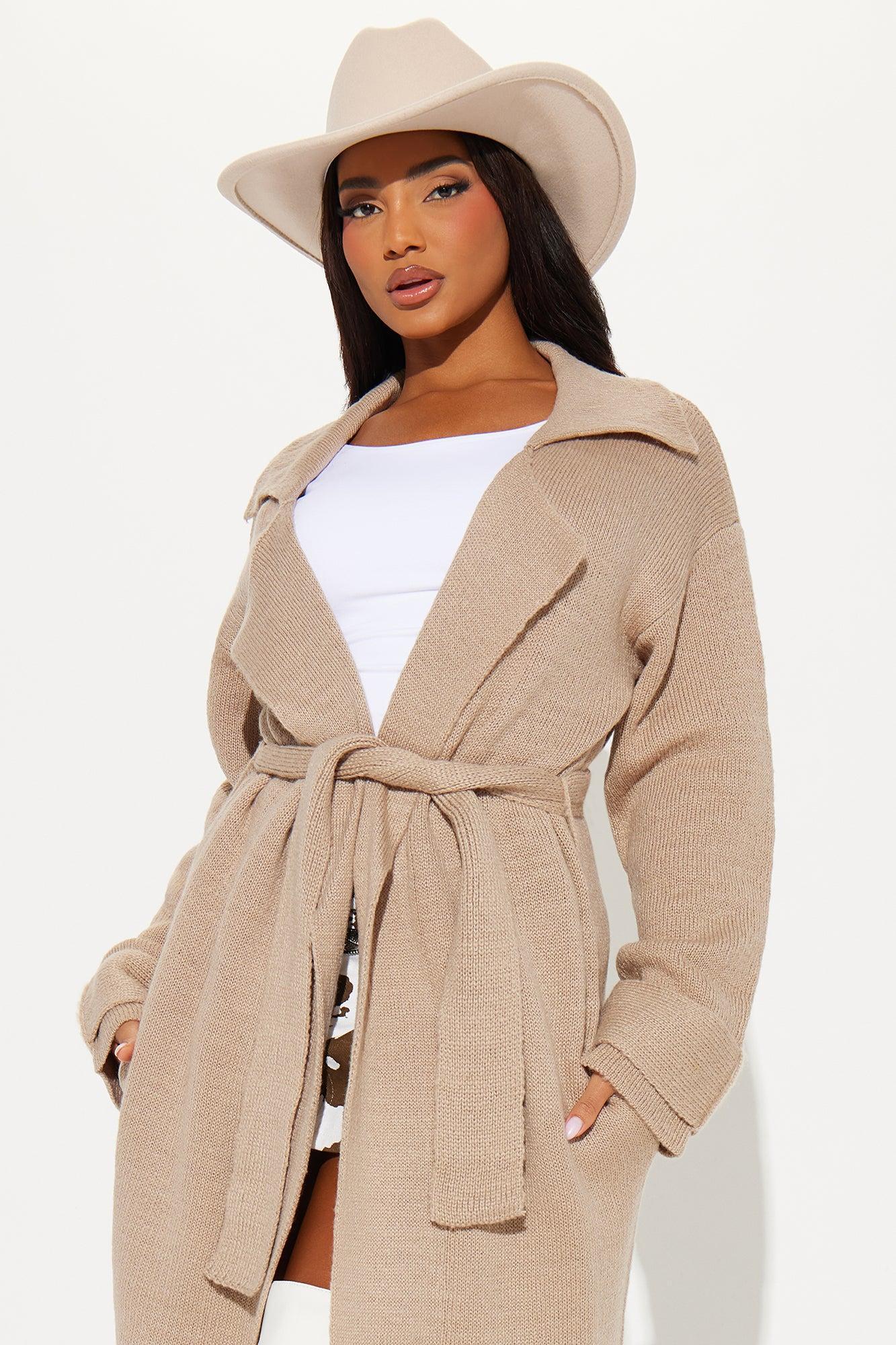 Underneath It All Cardigan - Taupe Product Image