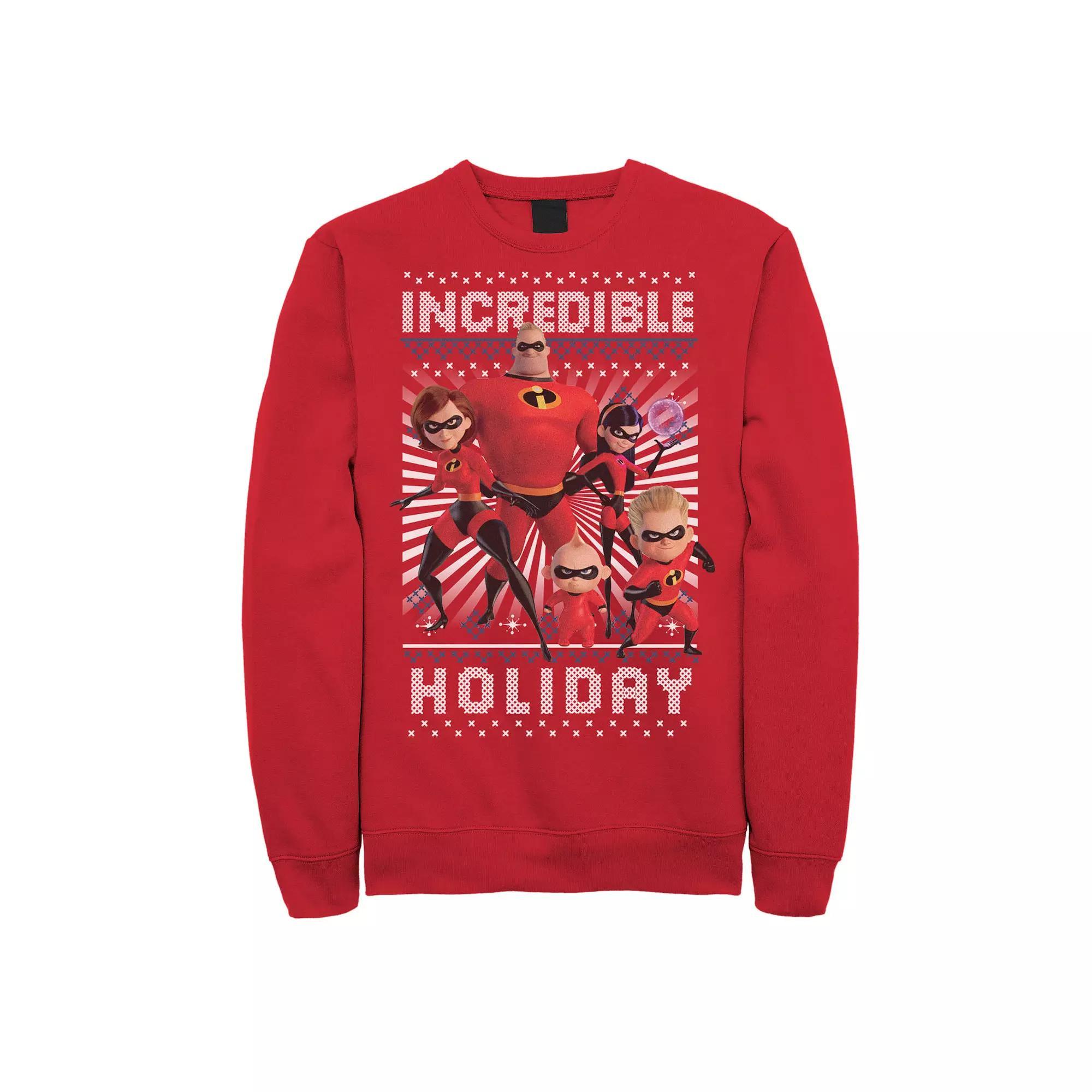 Disney / Pixar's Incredibles 2 Men's Holiday Sweatshirt, Size: 3XL Product Image