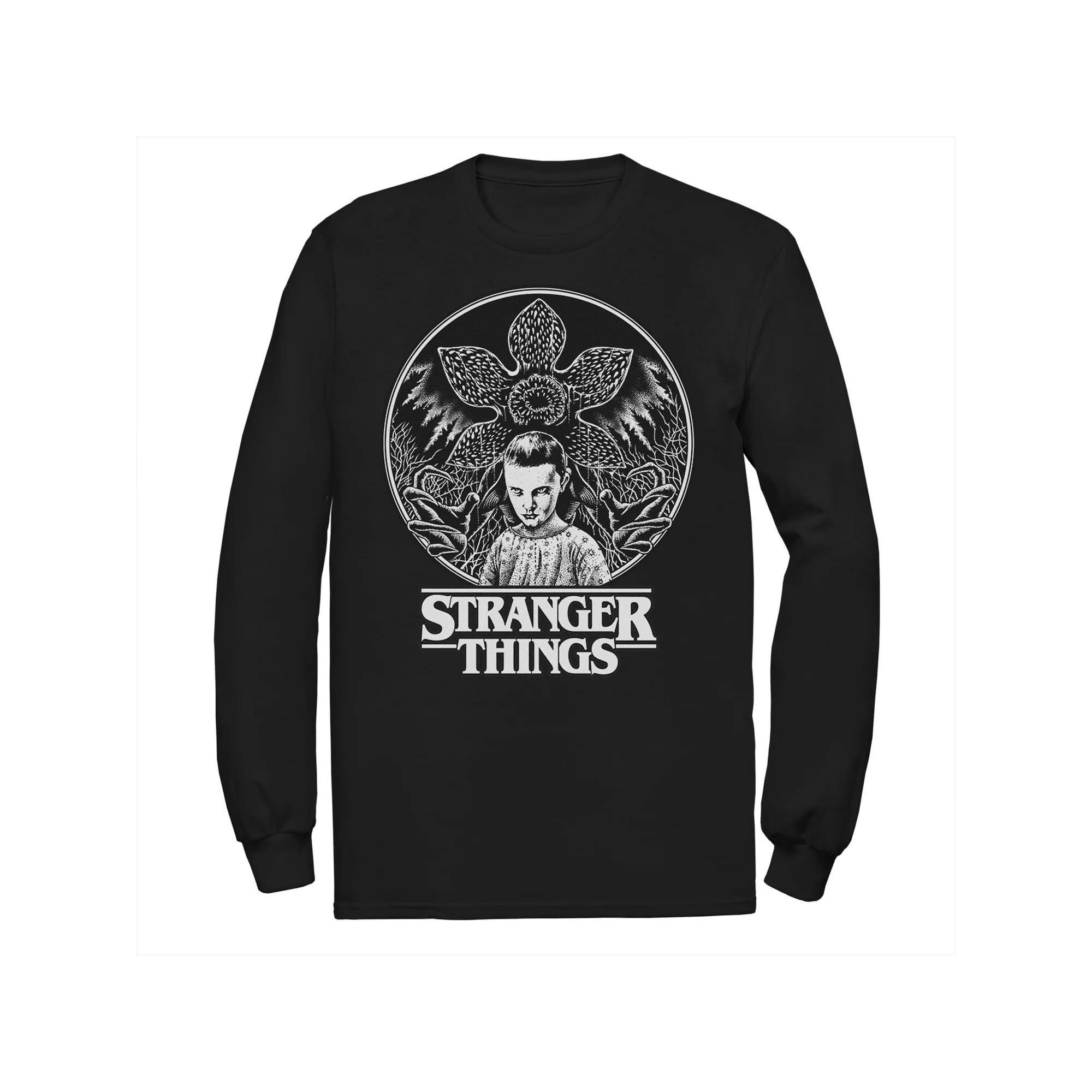 Men's Netflix Stranger Things Eleven And Demogorgon Circle Tee,  Product Image