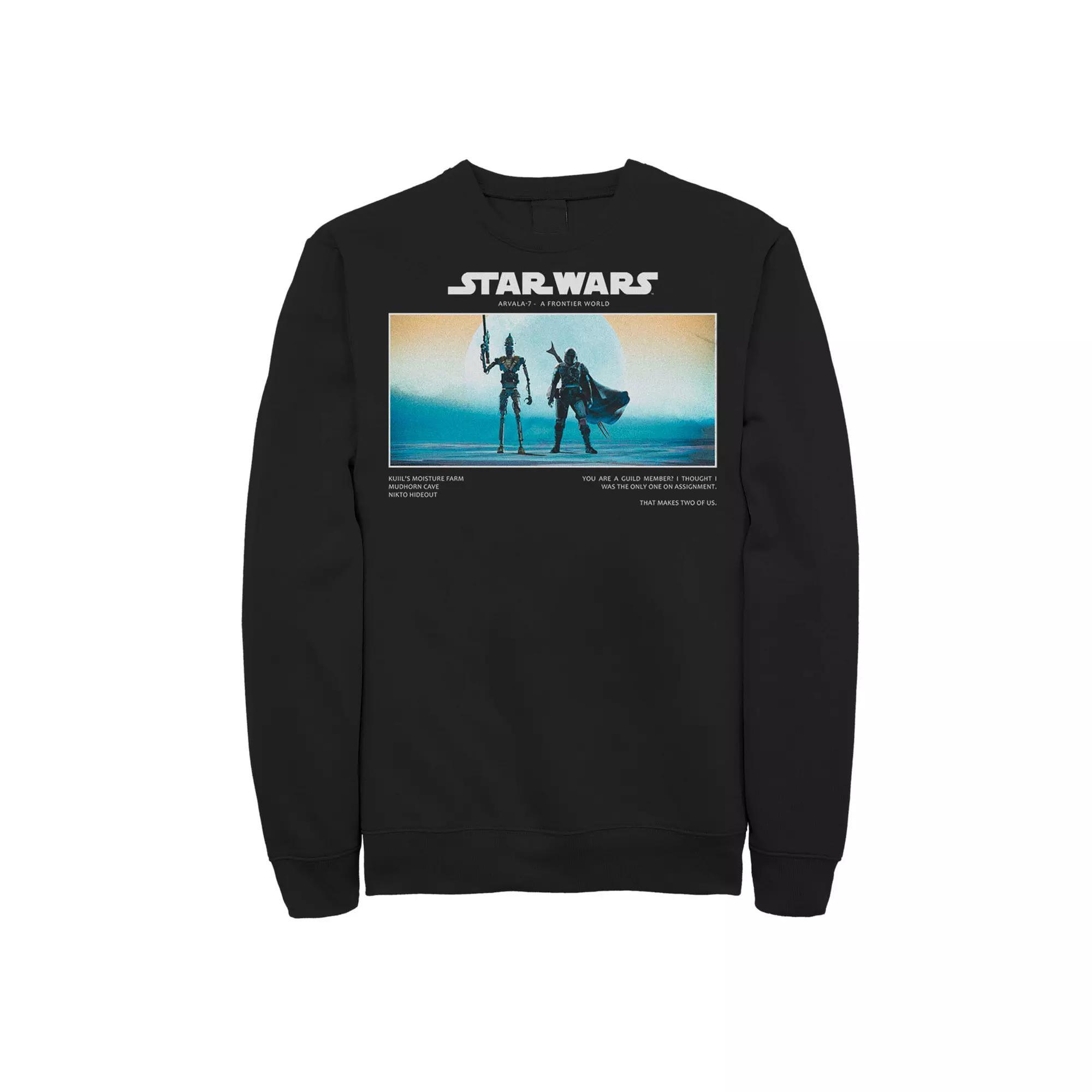 Men's Star Wars Waking Up After The Party Like Han Solo Sweatshirt,  Product Image