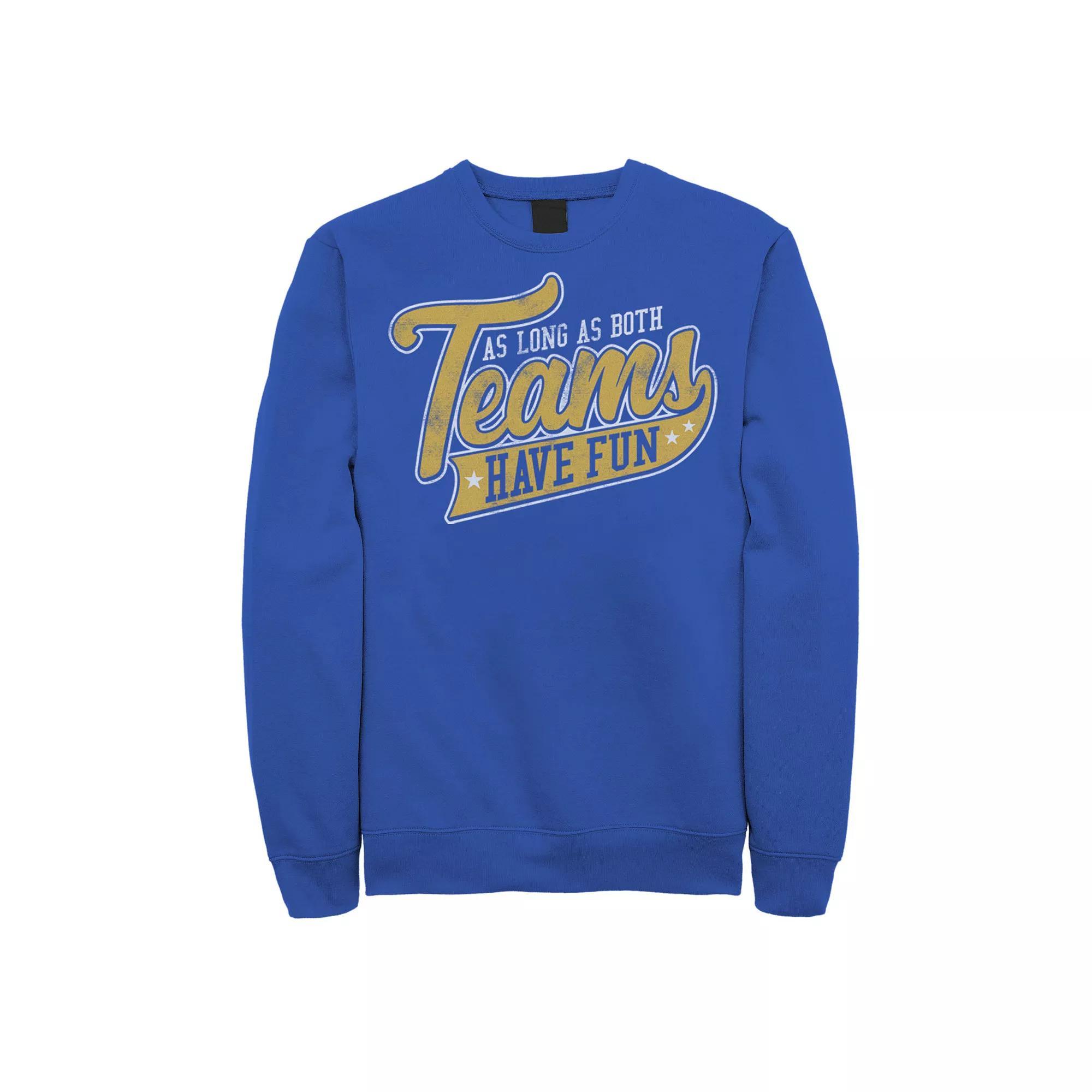Men's Both Teams Fleece Graphic Pullover, Size: XXL, Royal Product Image