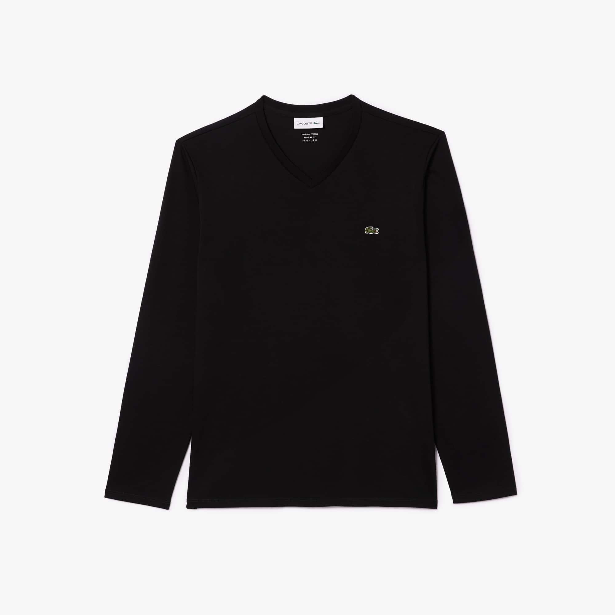 Men's Lightweight Pima Cotton V-Neck T-Shirt Product Image