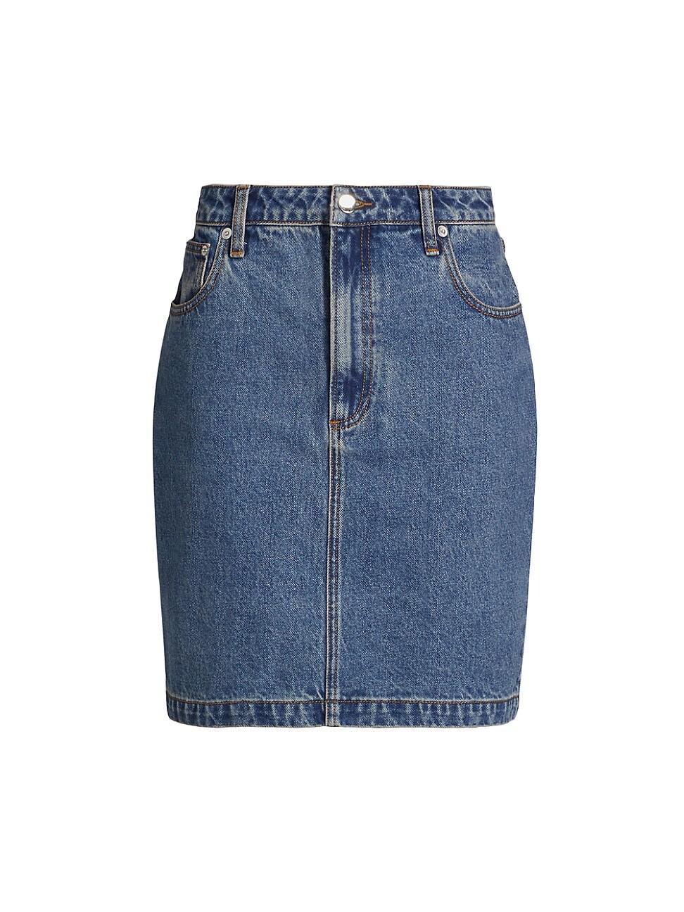 Womens Hannah Denim Miniskirt Product Image