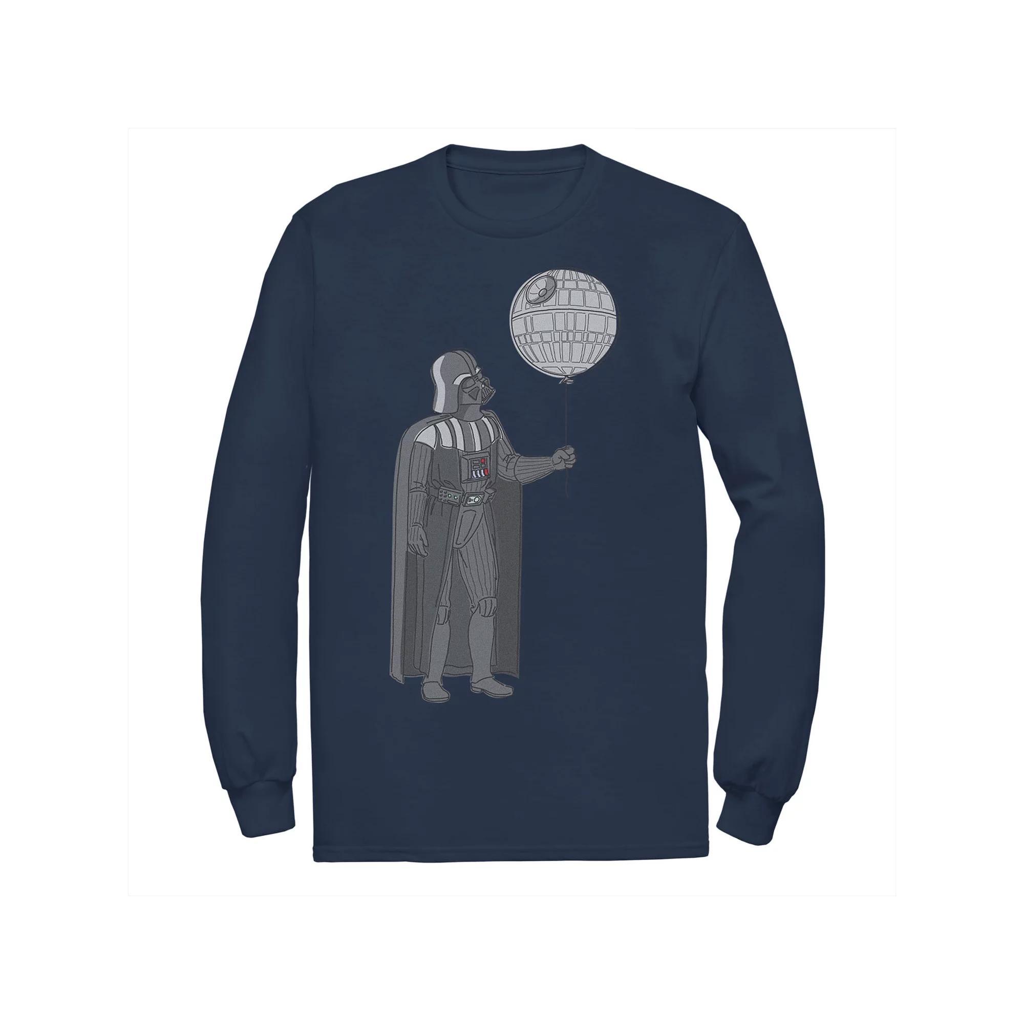 Men's Star Wars Darth Vader Death Star Balloon Tee,  Product Image