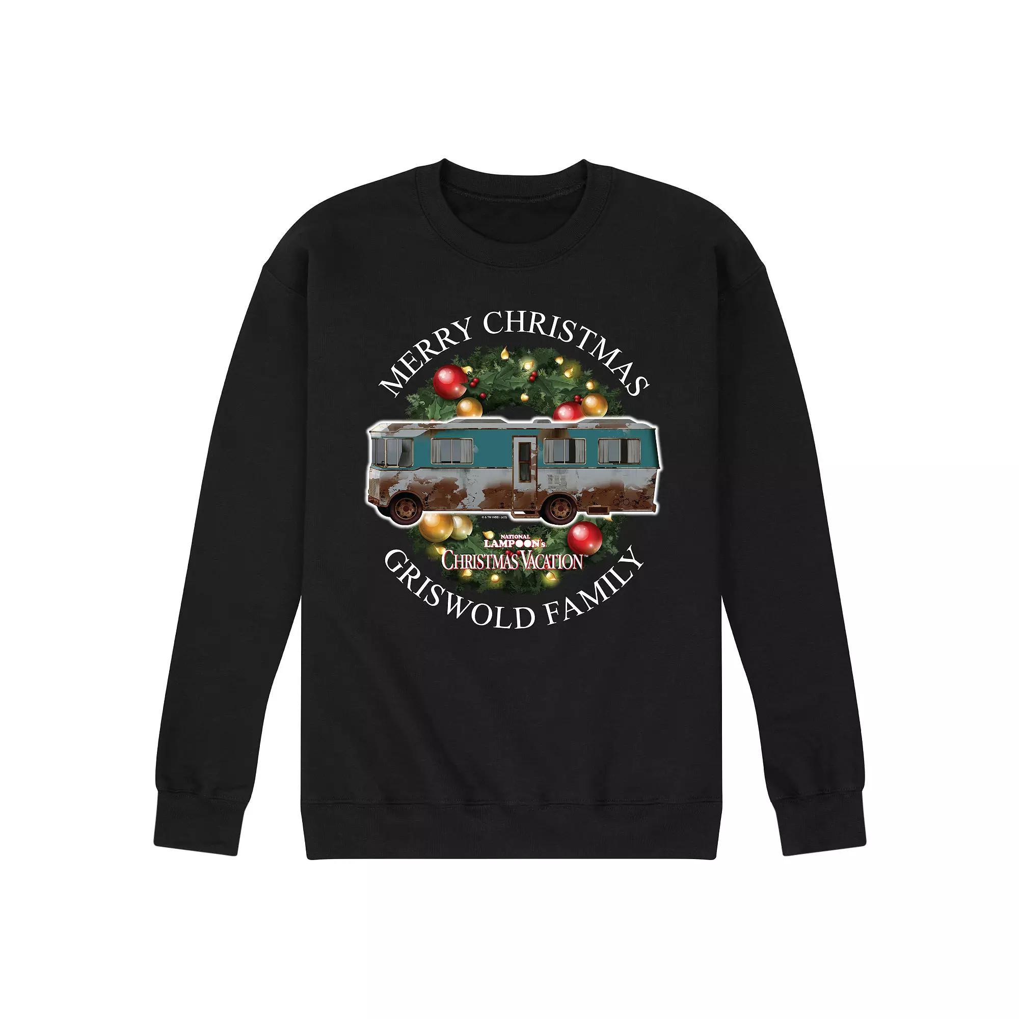 Men's National Lampoon's Christmas Vacation Merry Christmas Fleece Sweatshirt,  Product Image