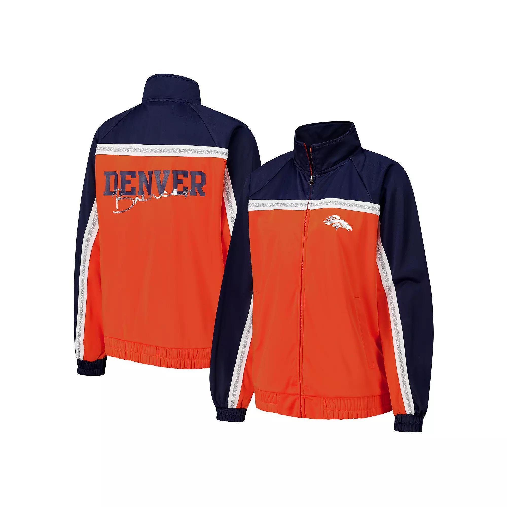 Women's G-III 4Her by Carl Banks Orange Denver Broncos Post Game Full-Zip Track Jacket, Size: XL Product Image