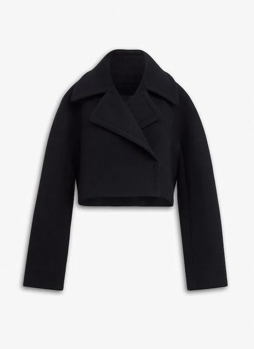 ALAÏA Long-sleeved Casual Jacket In Noiralaia Product Image