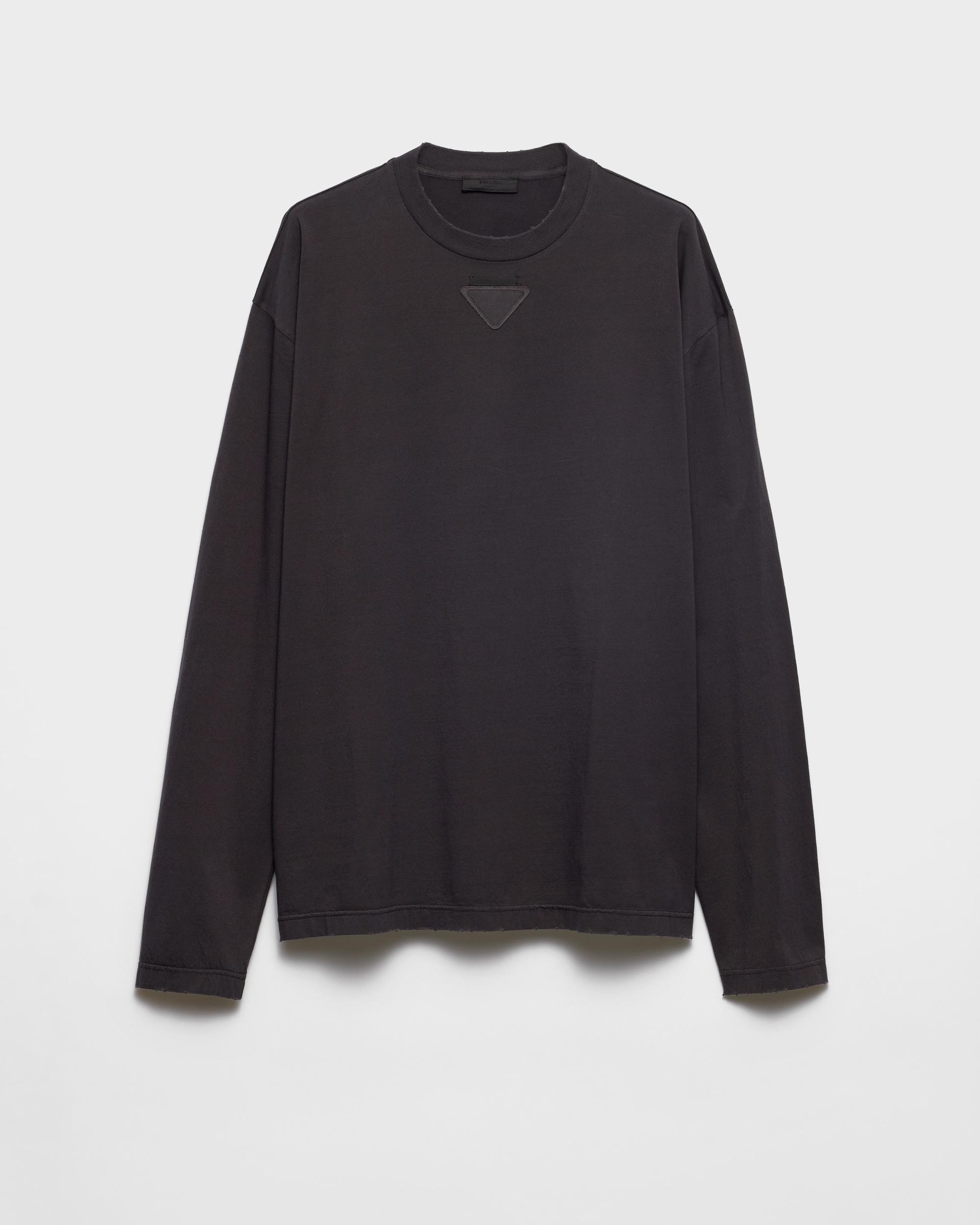 Long-sleeved cotton T-shirt Product Image