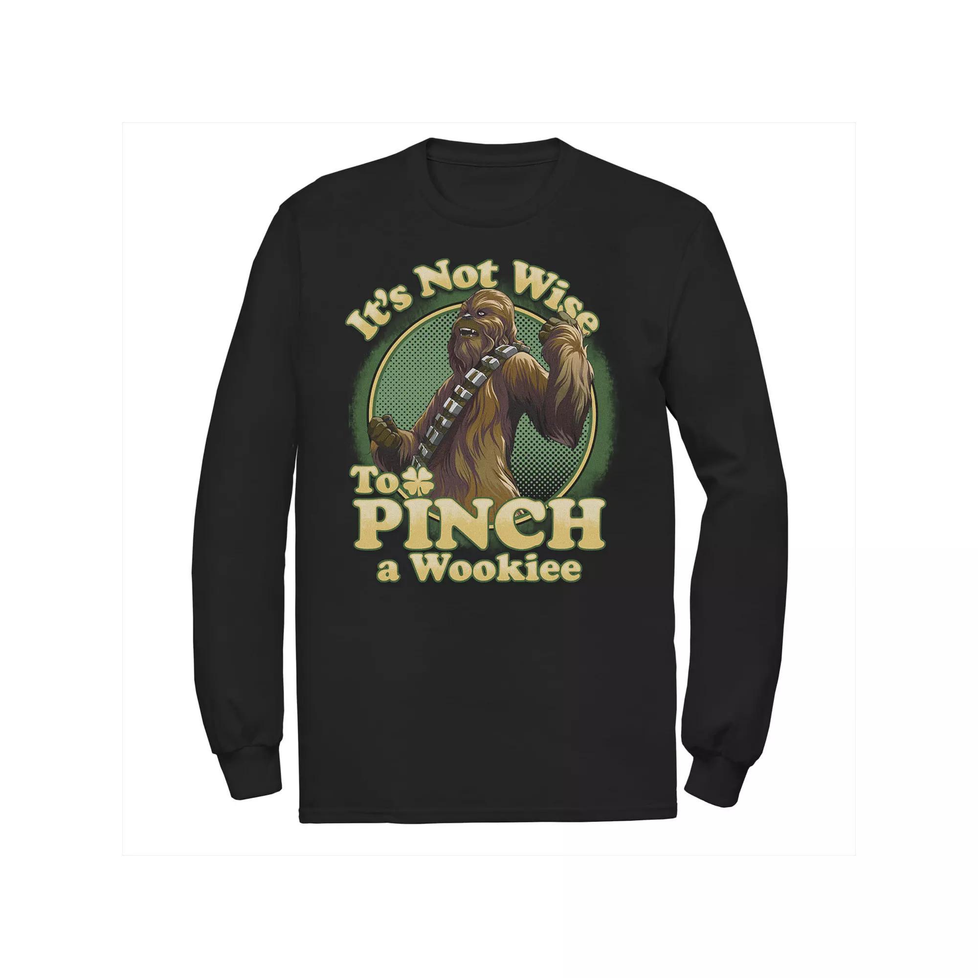Men's Star Wars Chewbacca It's Not Wise To Pinch A Wookie Tee,  Product Image