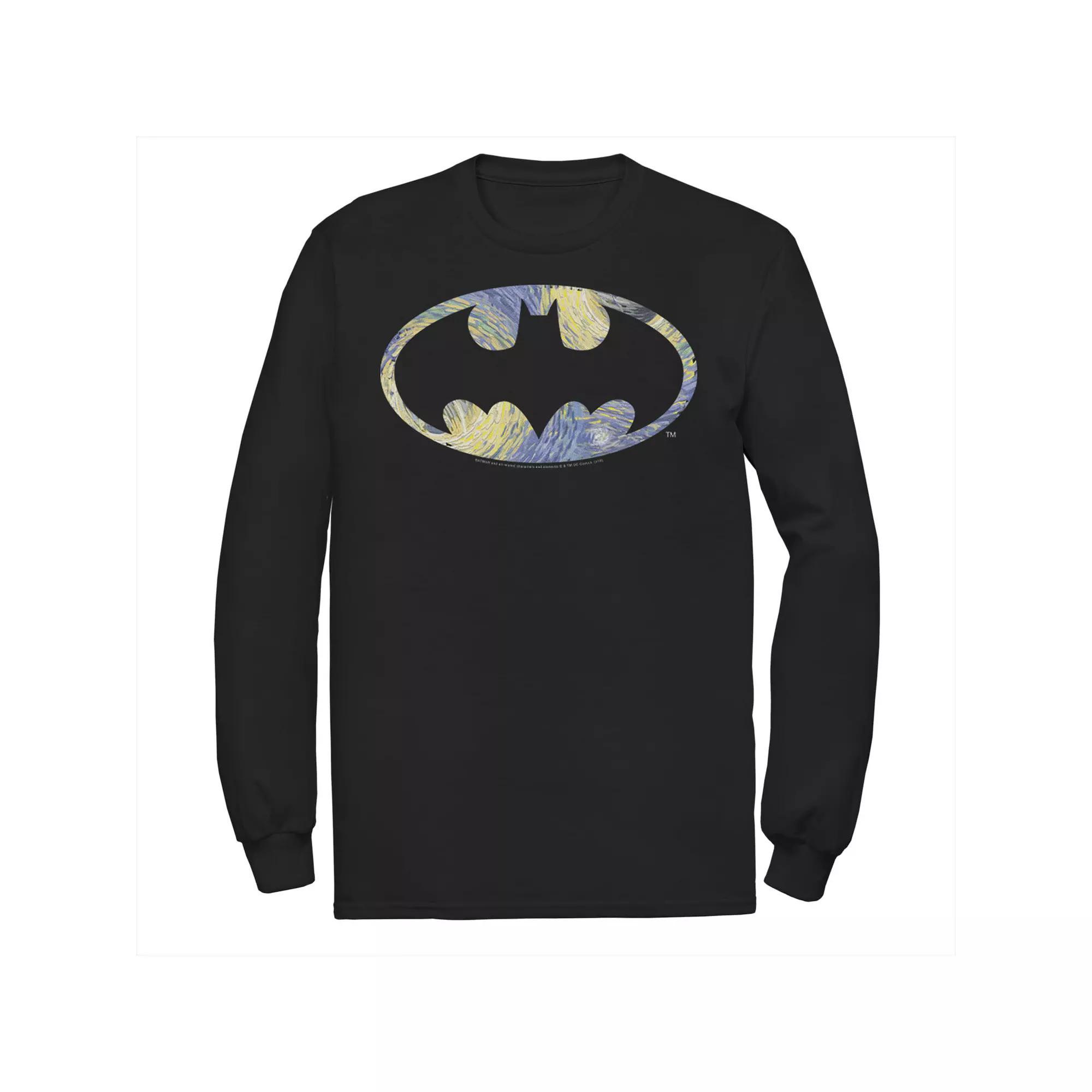 Men's DC Comics Batman Starry Night Logo Tee,  Product Image