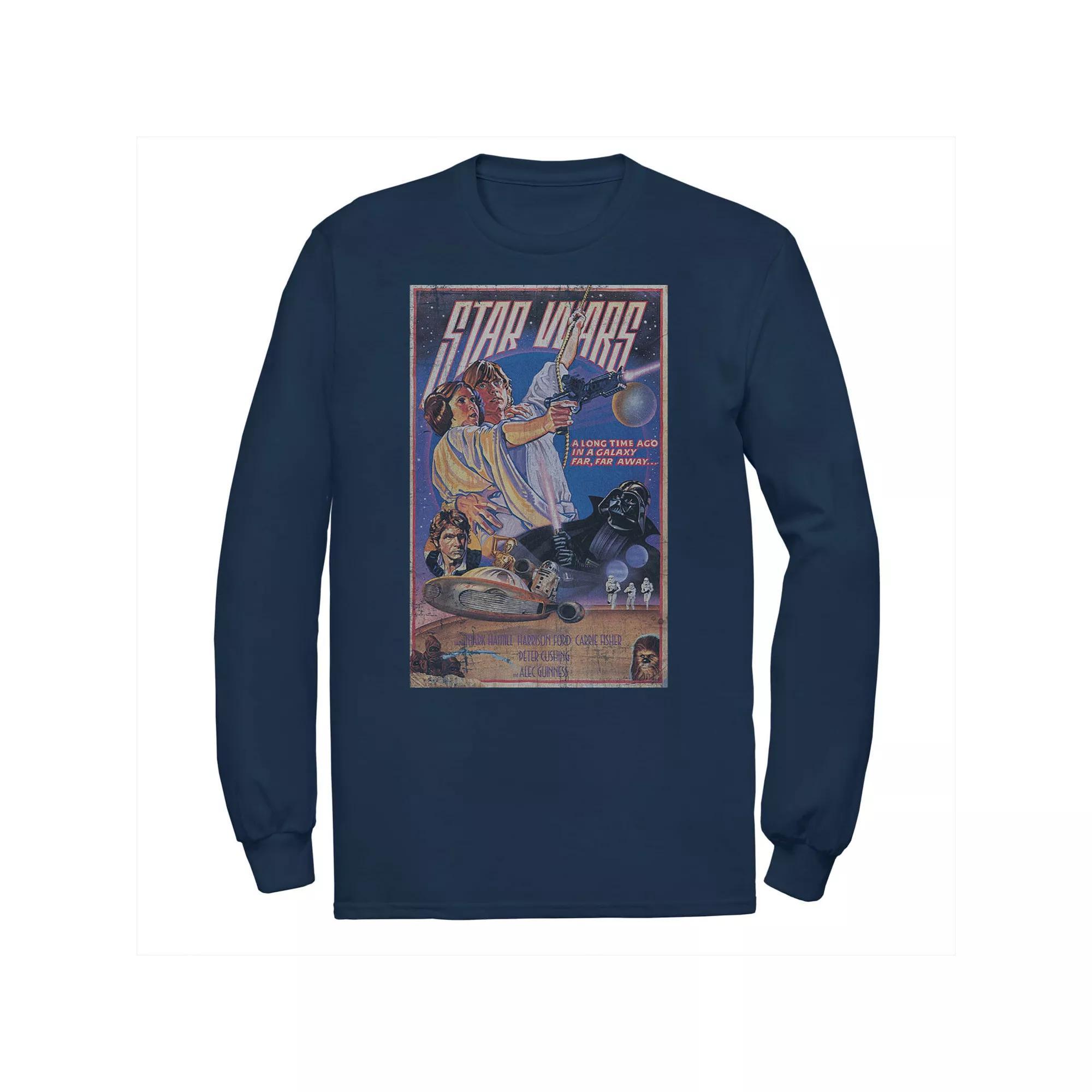 Big & Tall Star Wars Galaxy Far Away Tee, Men's, Size: 3XL, Blue Product Image