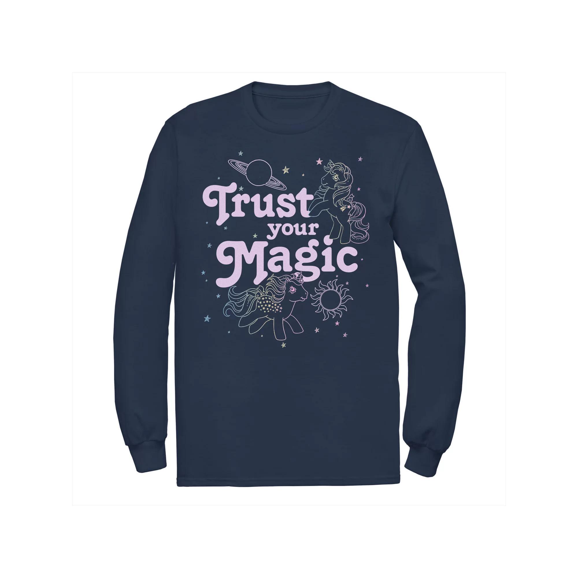 Men's My Little Pony "Trust Your Magic" Tee, Size: Medium, Blue Product Image