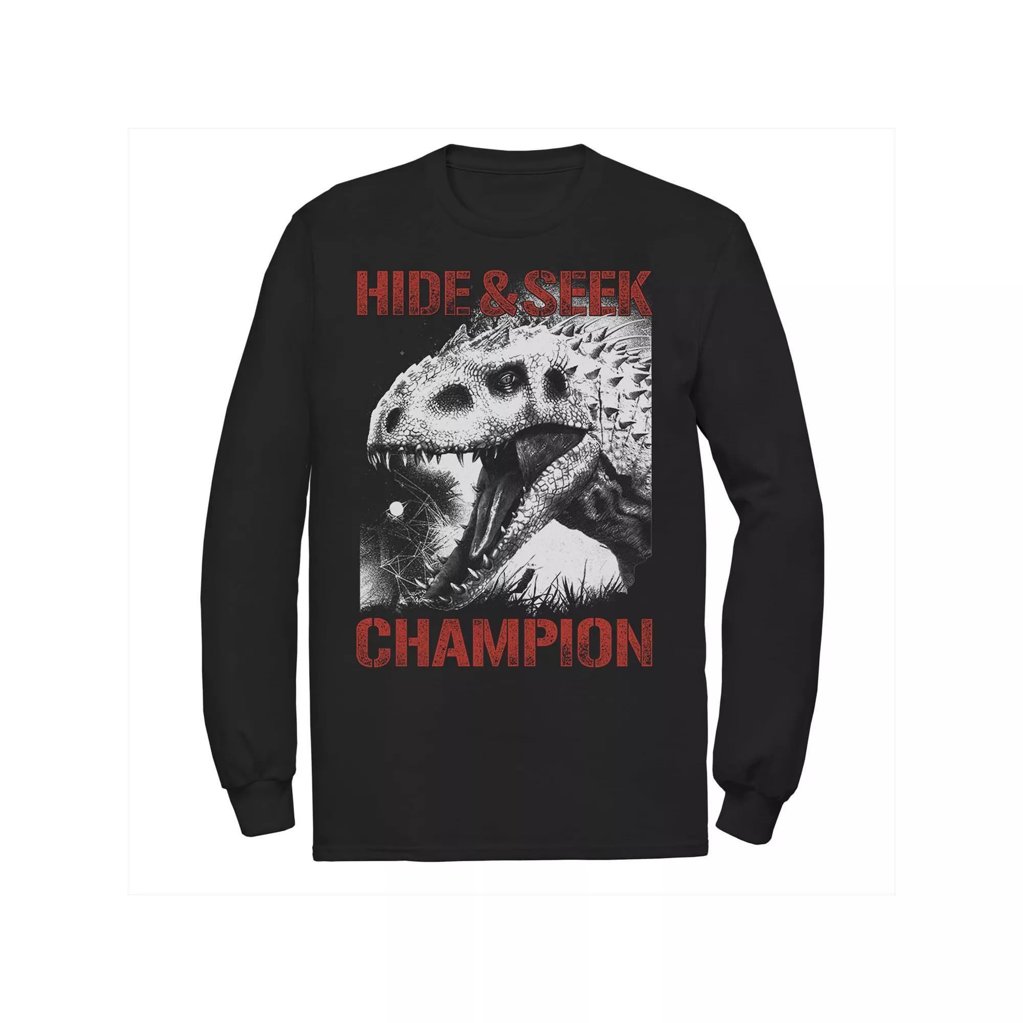 Men's Jurassic World Indominus Hide & Seek Champ Long Sleeve Graphic Tee,  Product Image