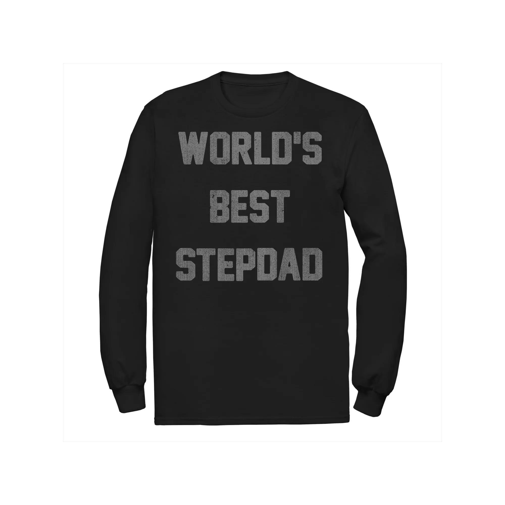 Big & Tall World's Best Stepdad Graphic Tee, Men's,  Product Image