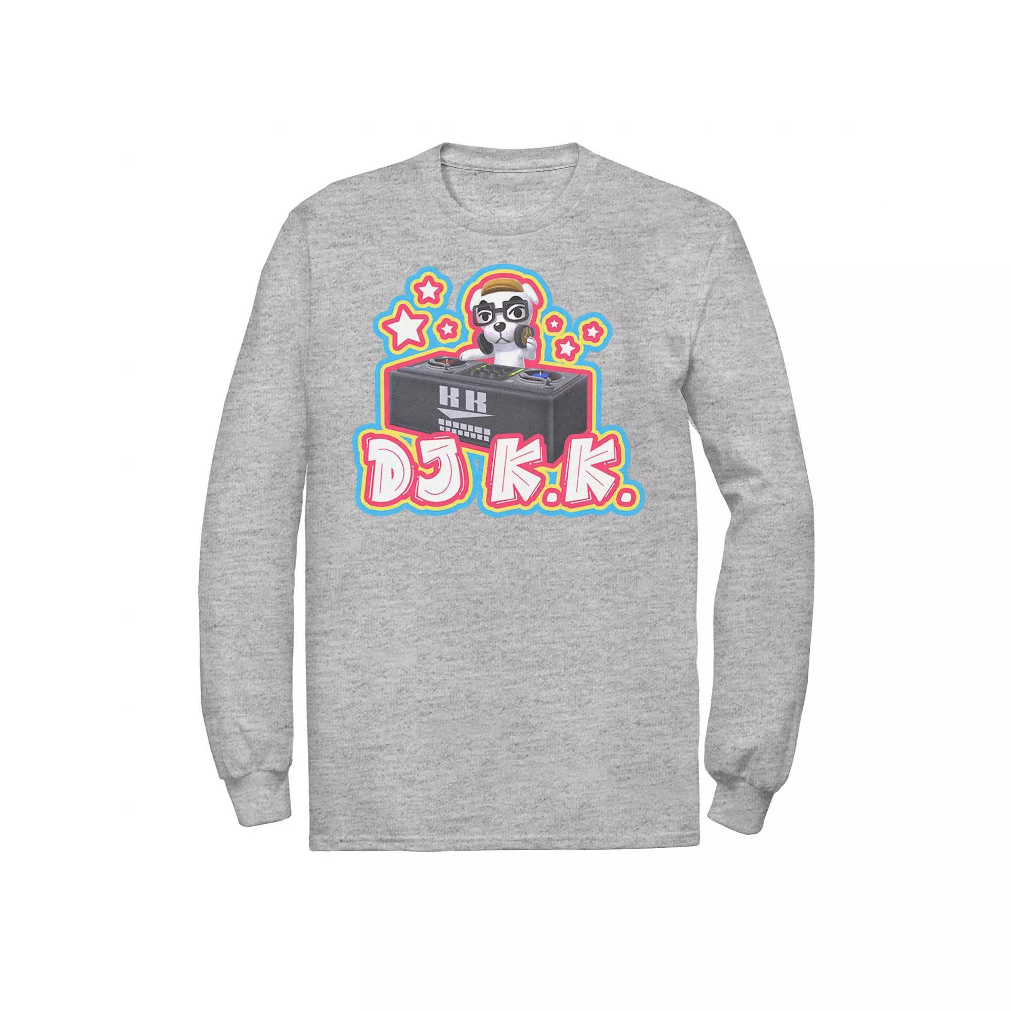 Big & Tall Animal Crossing DJ K.K. Long Sleeve, Men's,  Product Image