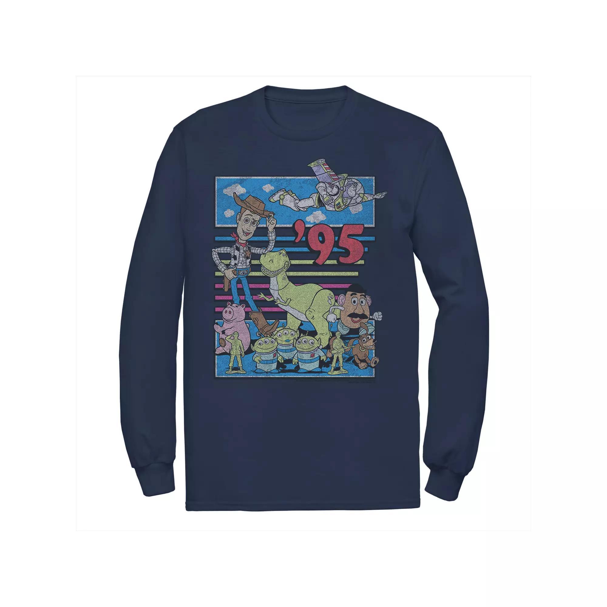 Disney / Pixar's Toy Story Men's 95 Retro Distressed Colorful Tee,  Product Image