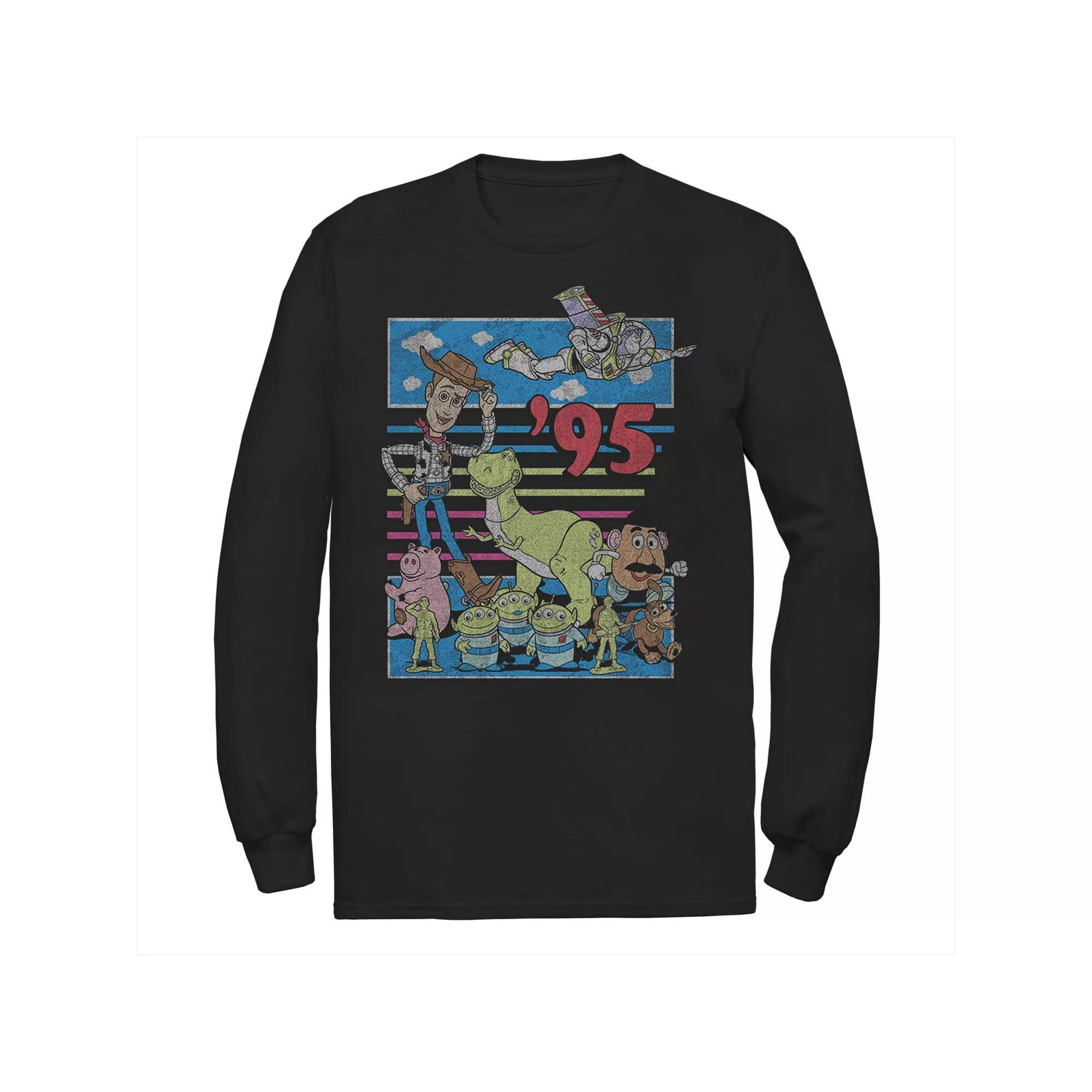 Disney / Pixar's Toy Story Men's 95 Retro Distressed Colorful Tee,  Product Image