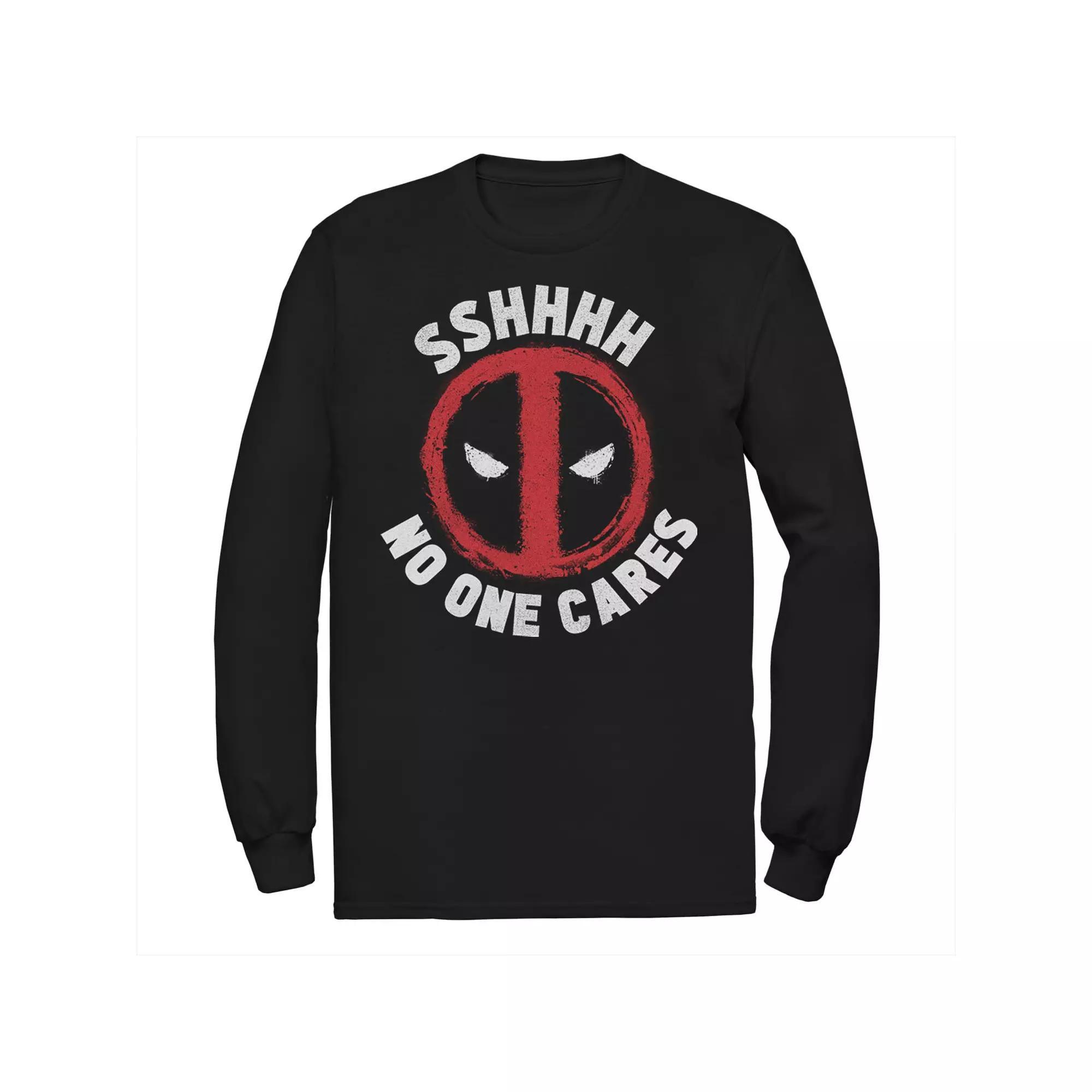 Men's Deadpool No One Cares Logo Tee,  Product Image