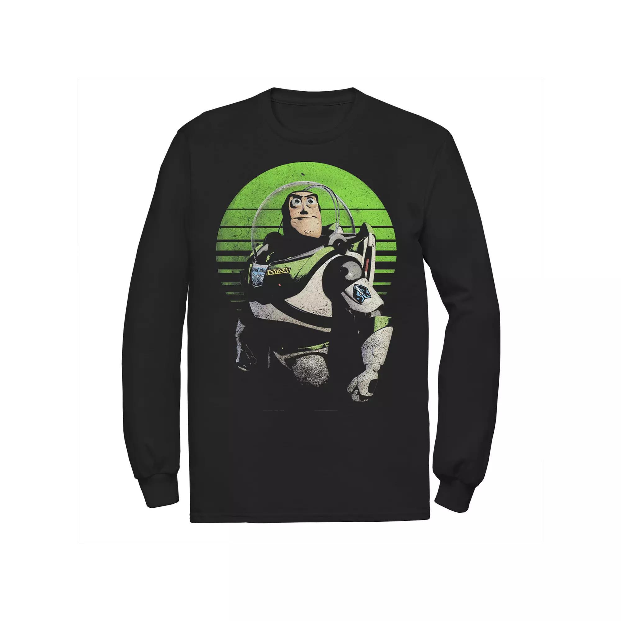 Disney / Pixar's Toy Story Buzz Lightyear Men's Sight On Stars Long Sleeve Tee,  Product Image