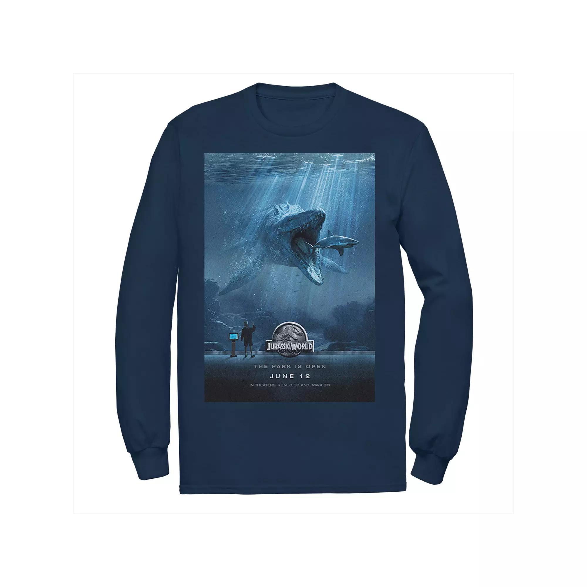 Men's Jurassic World Mosasaurus Movie Poster Tee,  Product Image