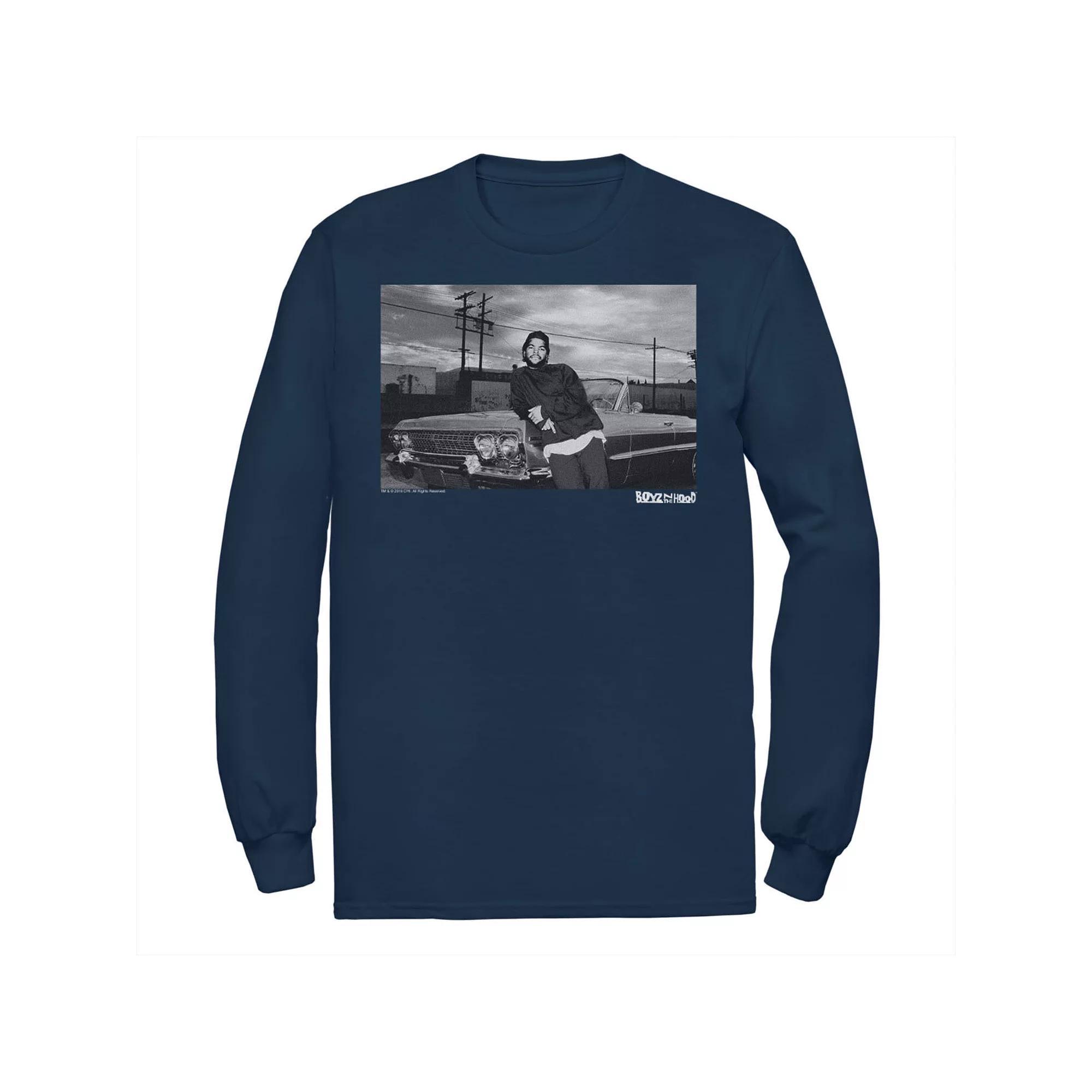 Men's Boyz In The Hood Candid Photo Real Tee, Size: Small, Blue Product Image