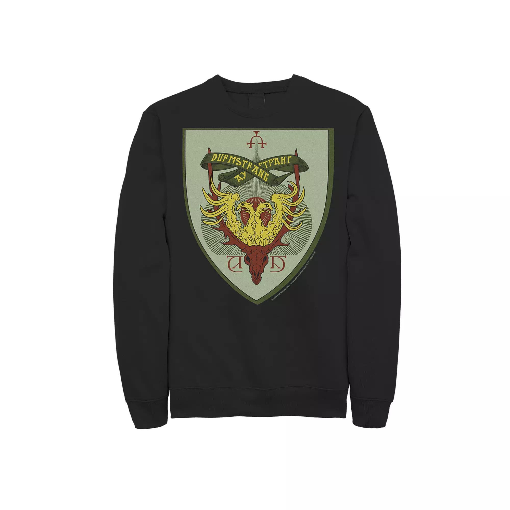 Men's Harry Potter Durmstrang Crest Fleece Graphic Pullover, Size: XL, Black Product Image