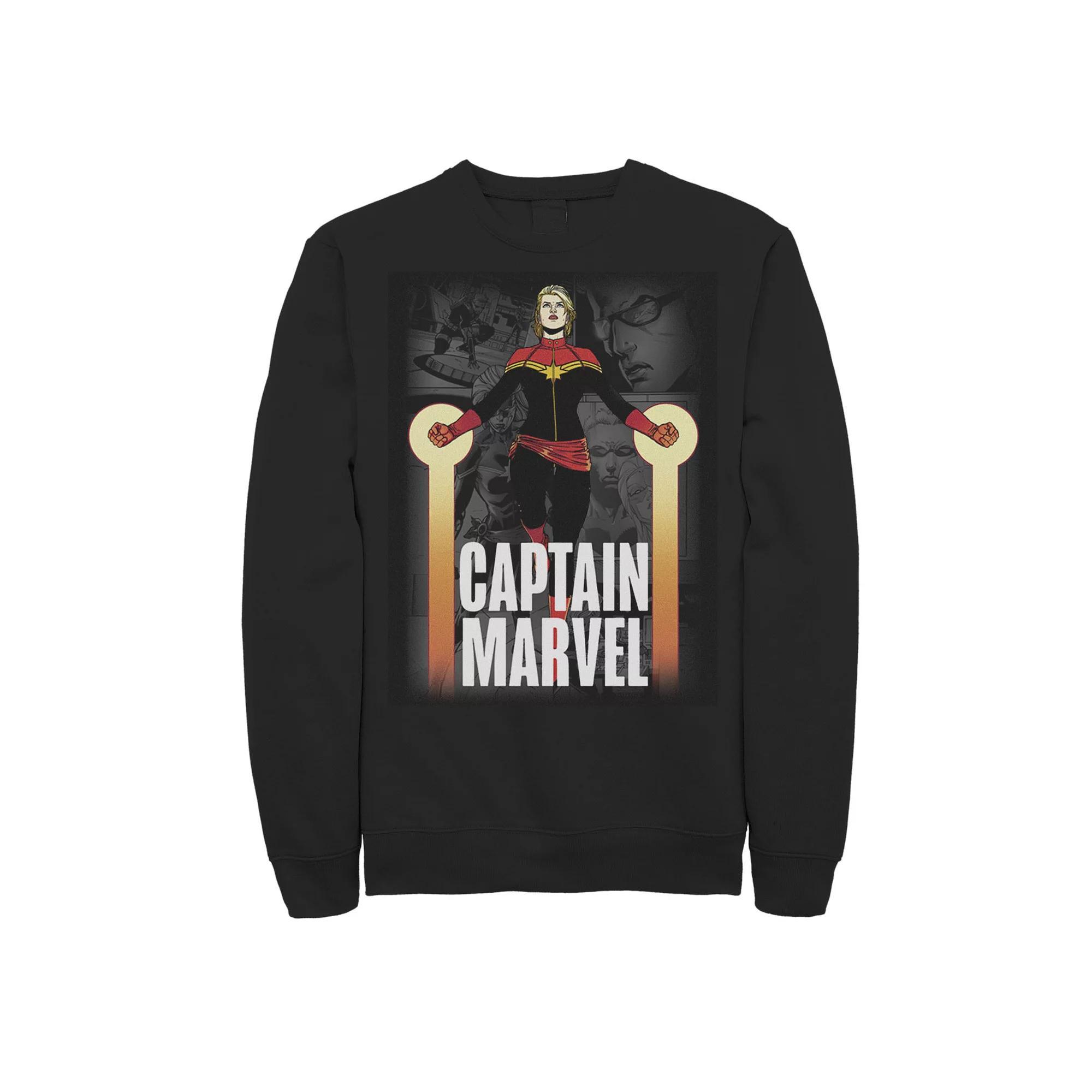Mens Marvel Captain Marvel Shes Going To The Top Fleece Product Image