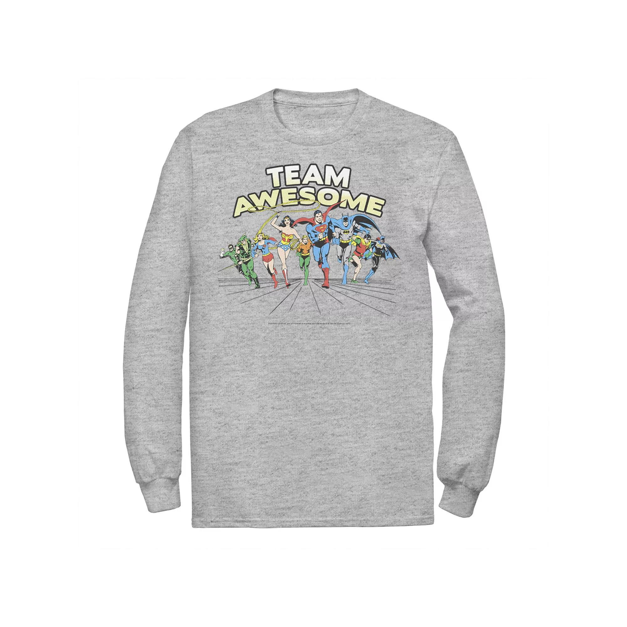 Men's DC Comics Justice League Team Awesome Group Tee,  Product Image