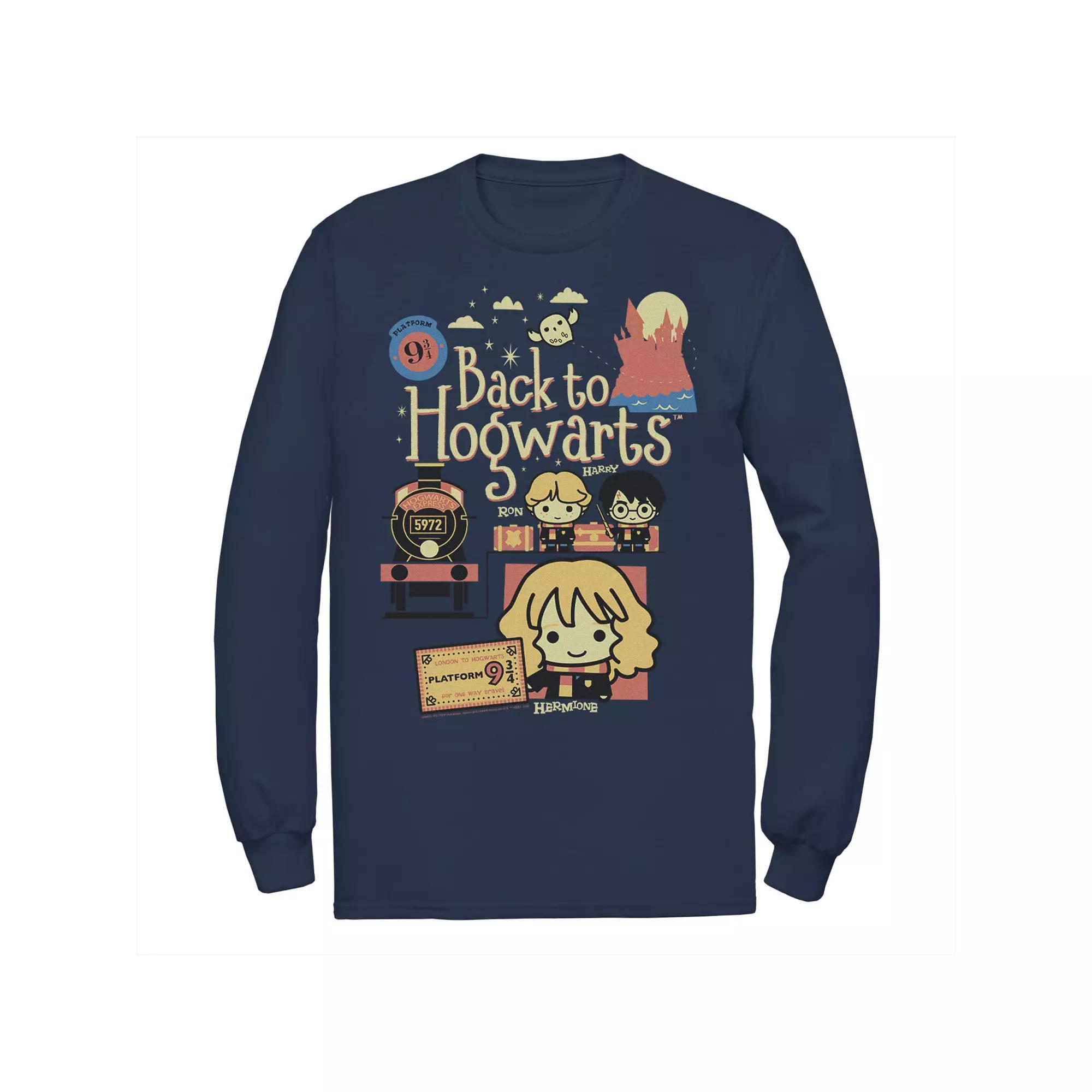 Men's Harry Potter Chibi Back To Hogwarts Tee,  Product Image