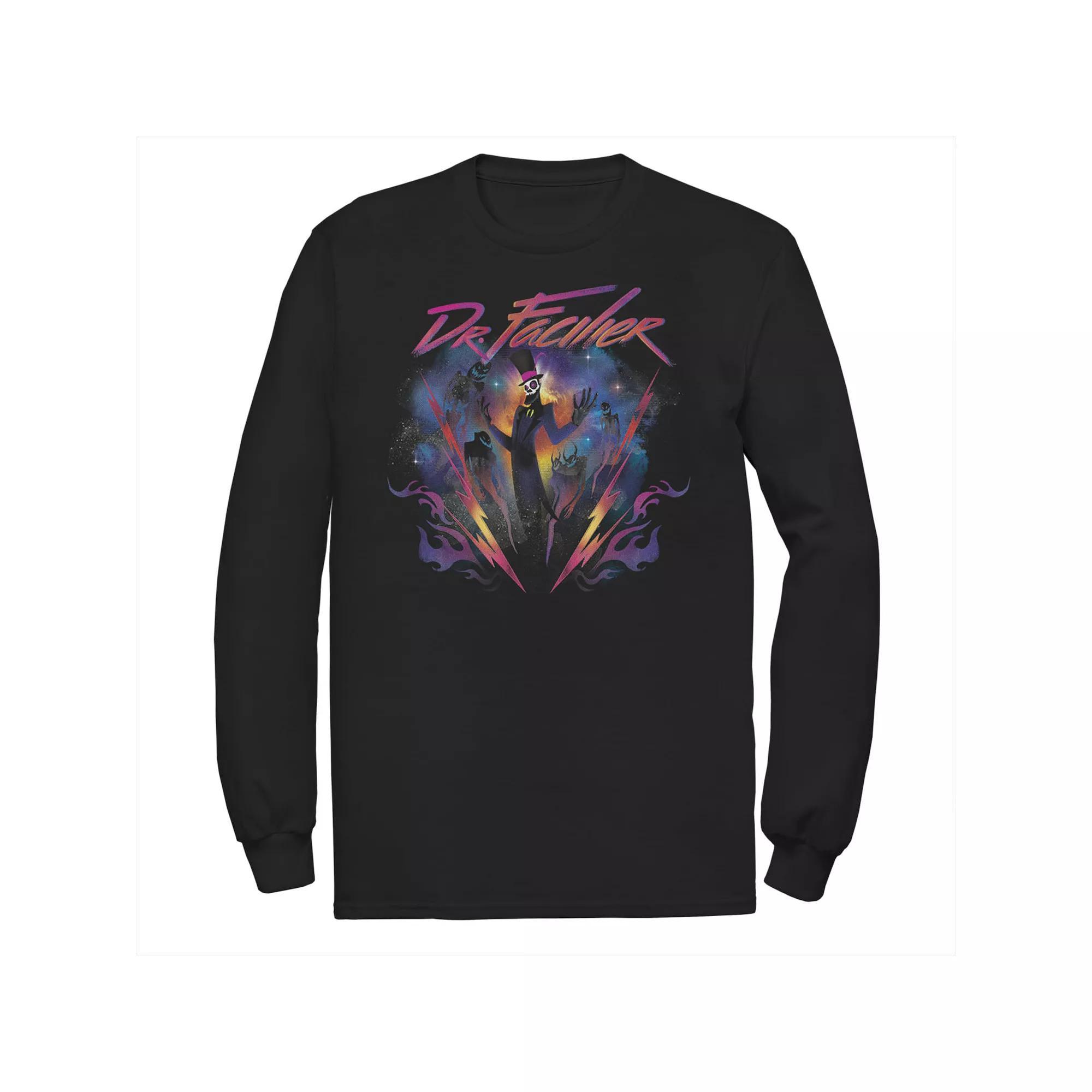 Men's Disney's The Princess and the Frog Dr. Facilier Rock N Roll Style Long Sleeve Tee,  Product Image