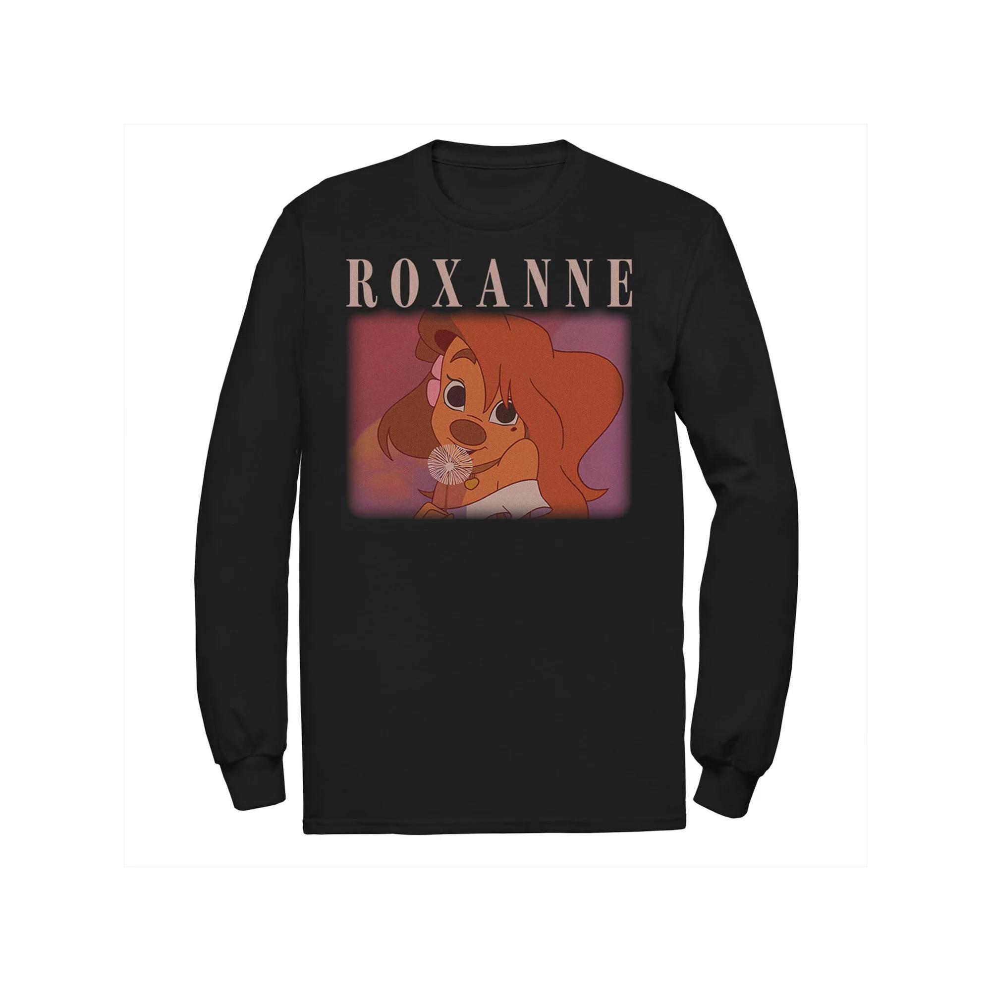 Men's Disney's A Goofy Movie Roxanne Portrait Tee, Size: Medium, Black Product Image