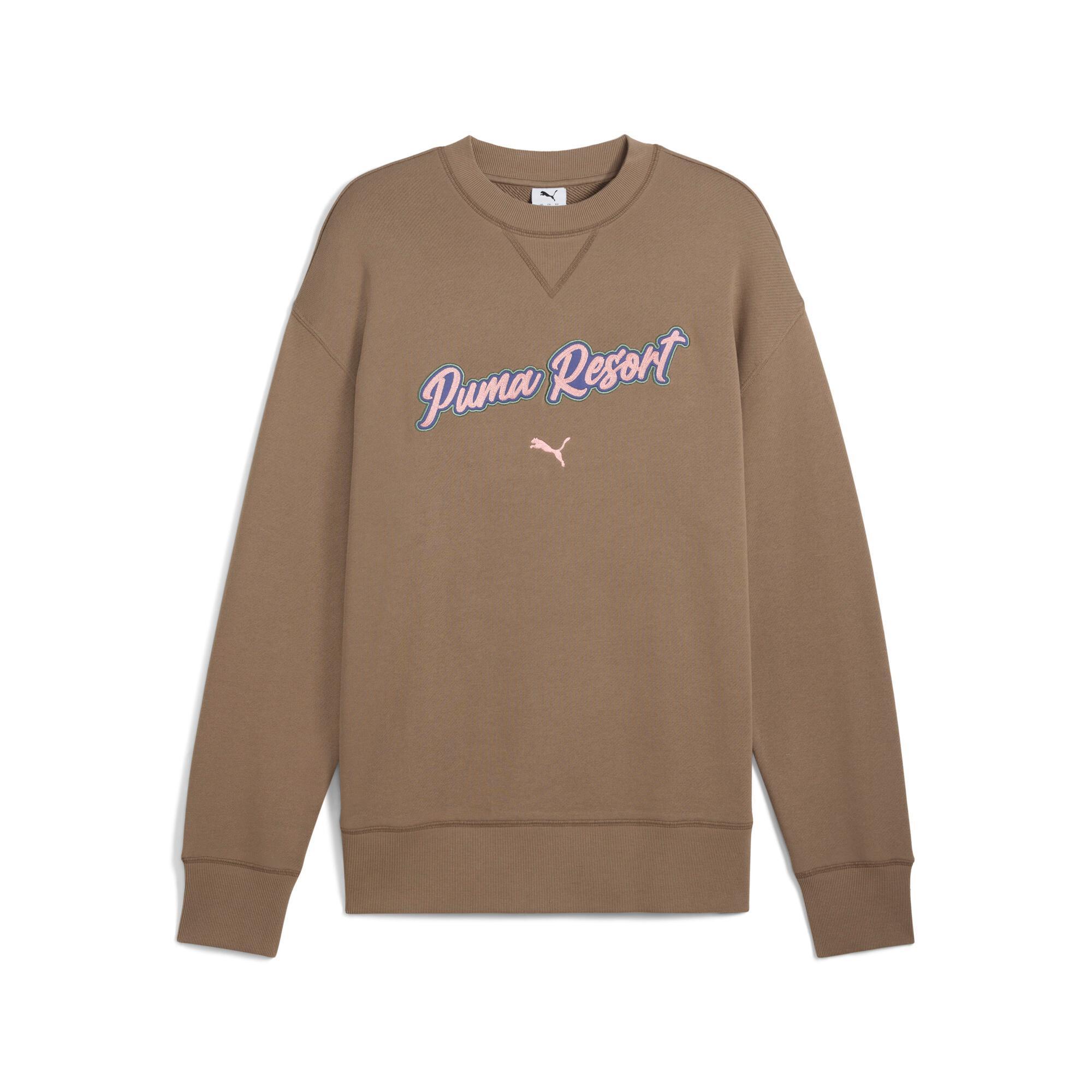 PUMA PREMIUM ESSENTIALS Men's Relaxed Graphic Crew Product Image