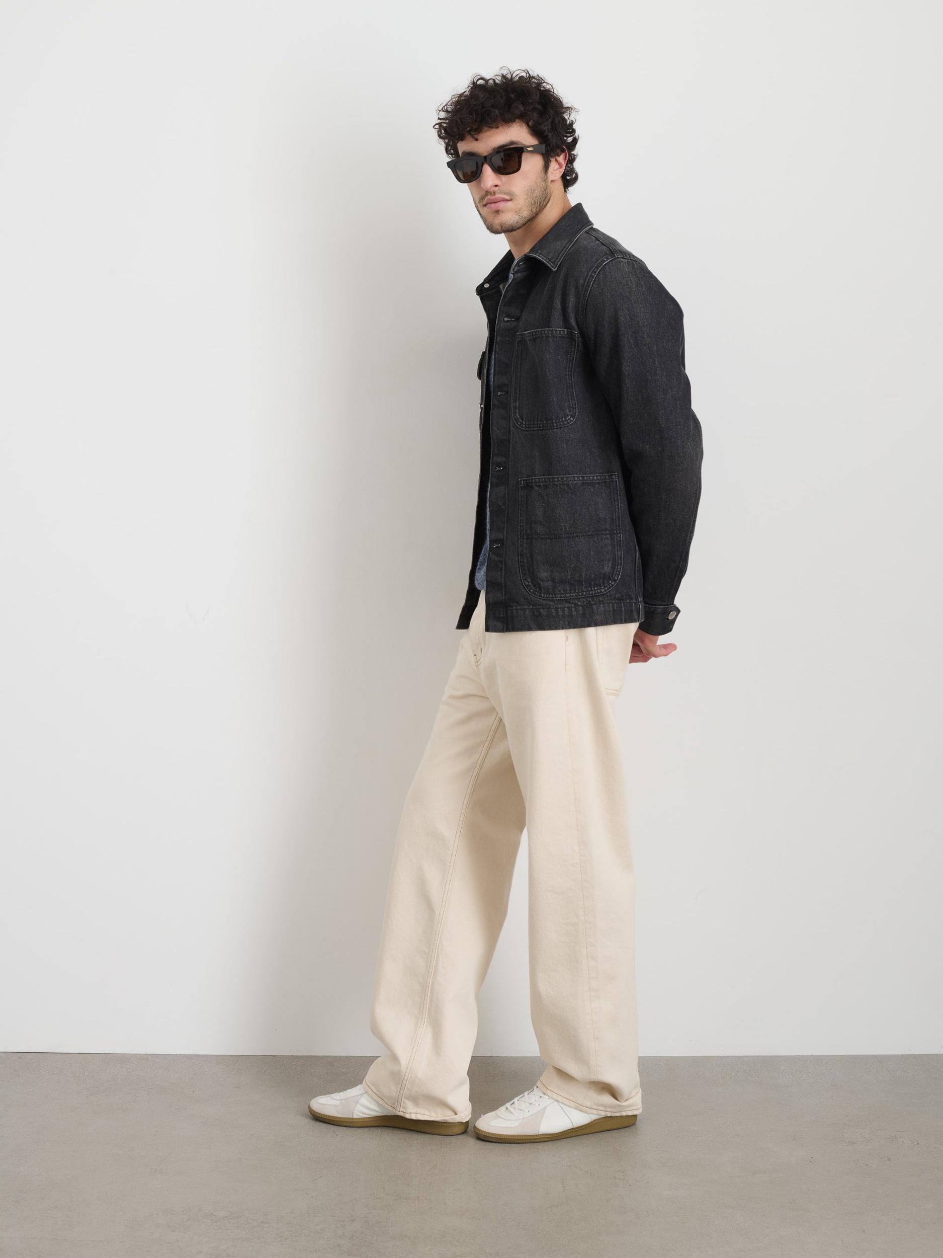 Work Jacket In Vintage Wash Denim Product Image