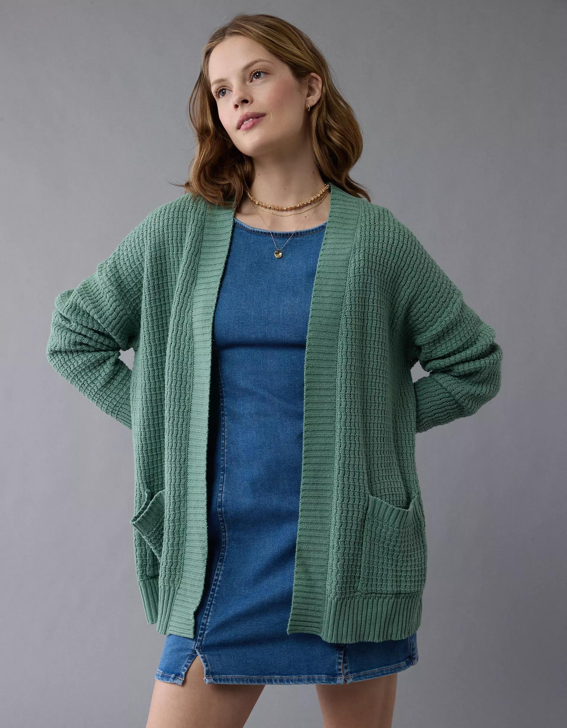 AE Open Stitch Cardigan Product Image