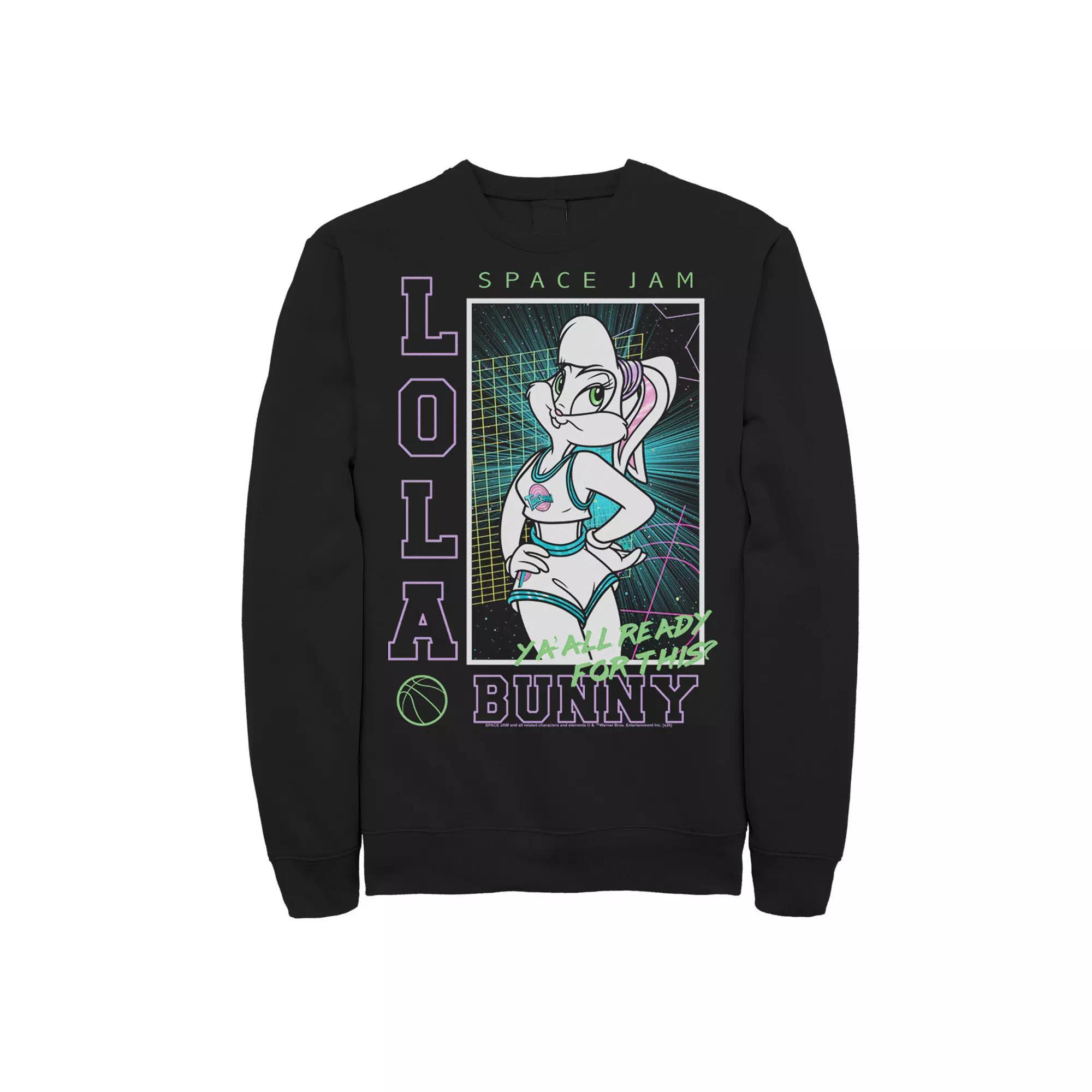 Men's Looney Tunes Space Jam Lola Bunny Y'all Ready For This Sweatshirt,  Product Image