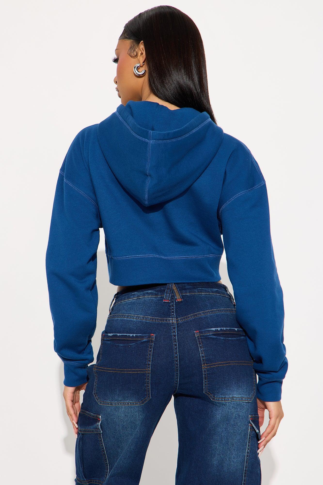 Athletic Dept Zip Up Hoodie - Navy Female Product Image