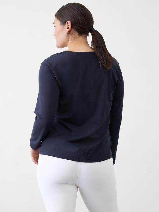 Essential Long V-Neck Top Product Image
