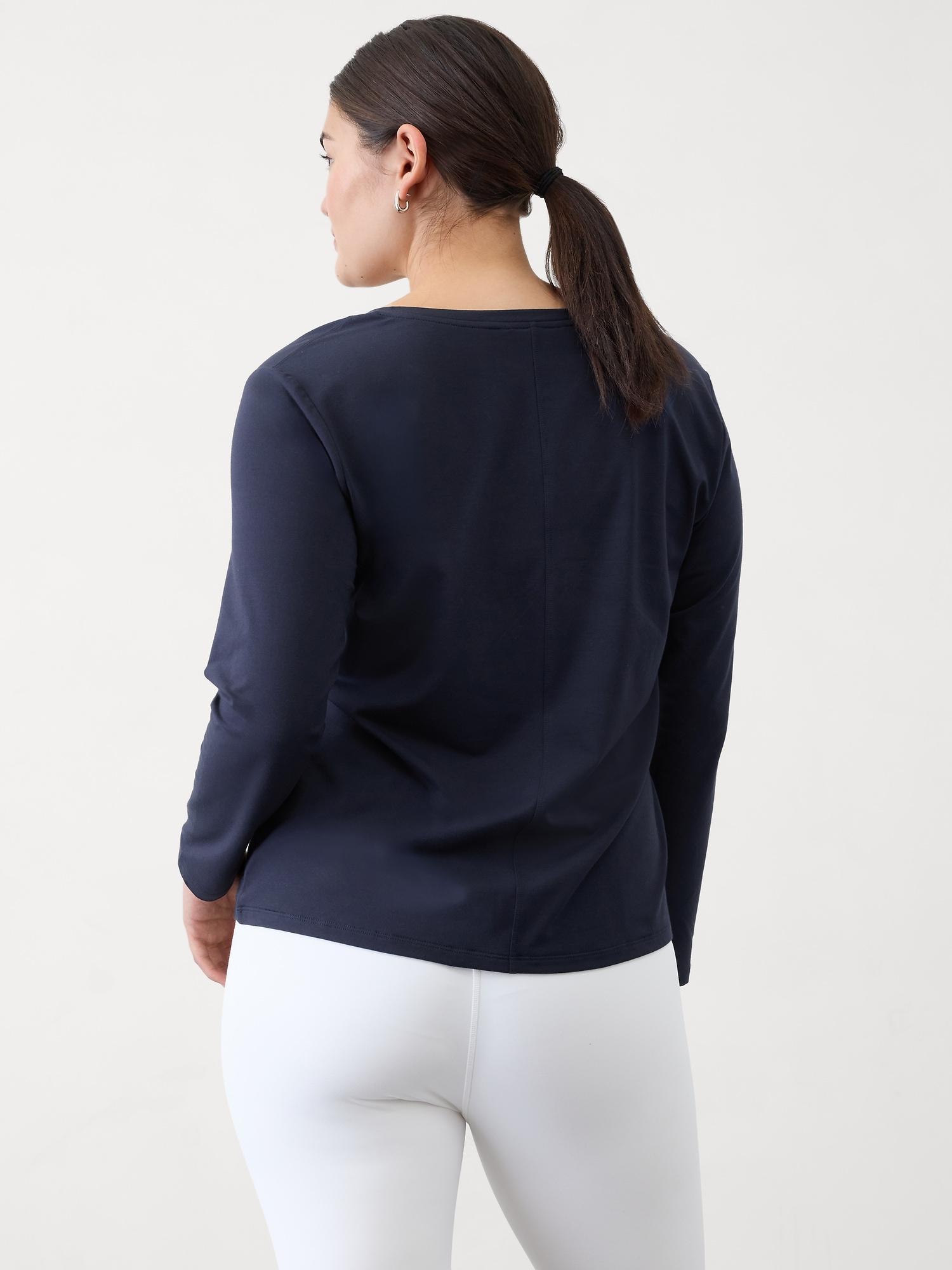 Essential Long V-Neck Top Product Image
