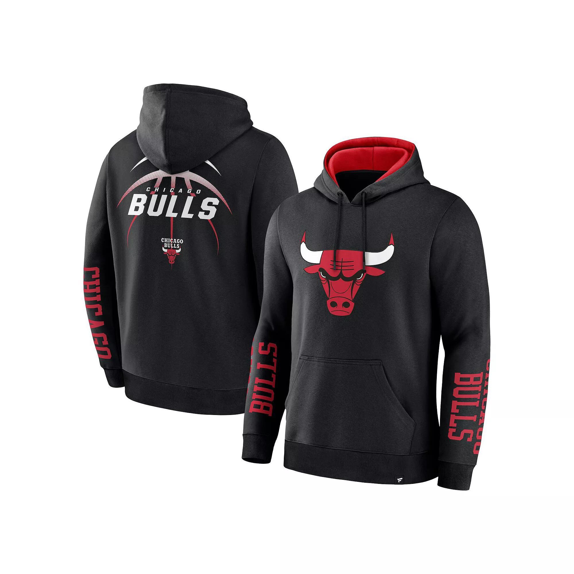 Men's Fanatics Black Chicago Bulls Legacy Guard Pullover Hoodie, Size: 3XL Product Image