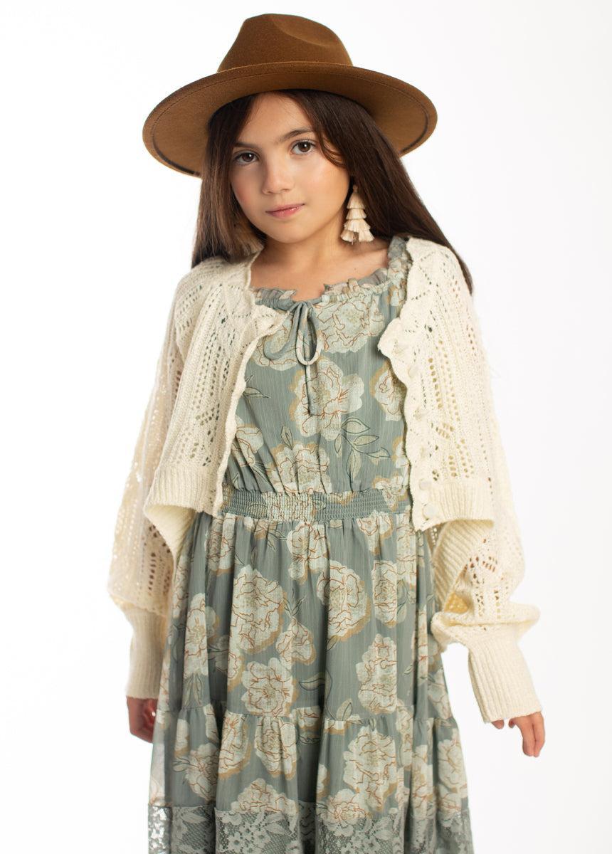 Jelina Sweater in Cream Girls Product Image