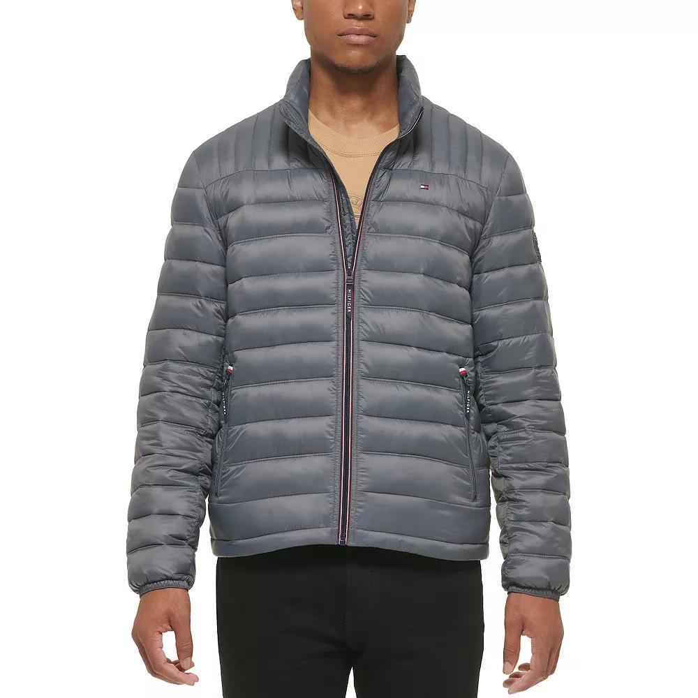 Big & Tall Tommy Hilfiger Stand Collar Packable Puffer Jacket, Men's,  Product Image