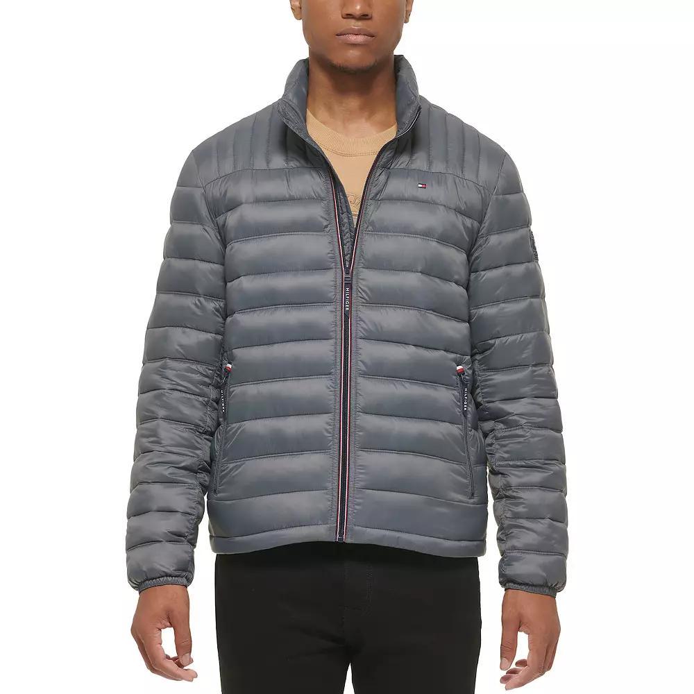 Men's Tommy Hilfiger Packable Puffer Jacket, Size: Small, Red Product Image