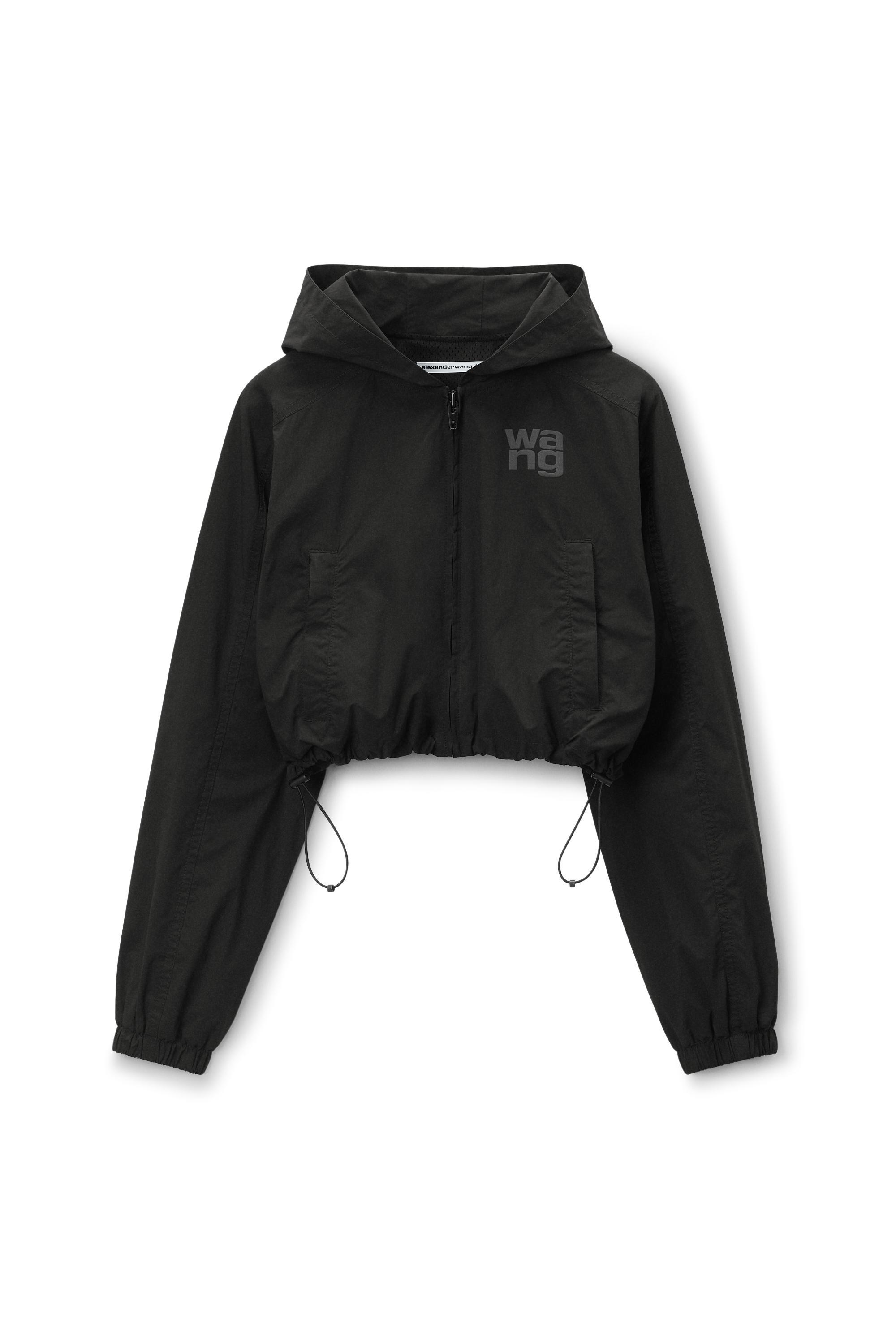 Logo Cropped Bomber Jacket Product Image